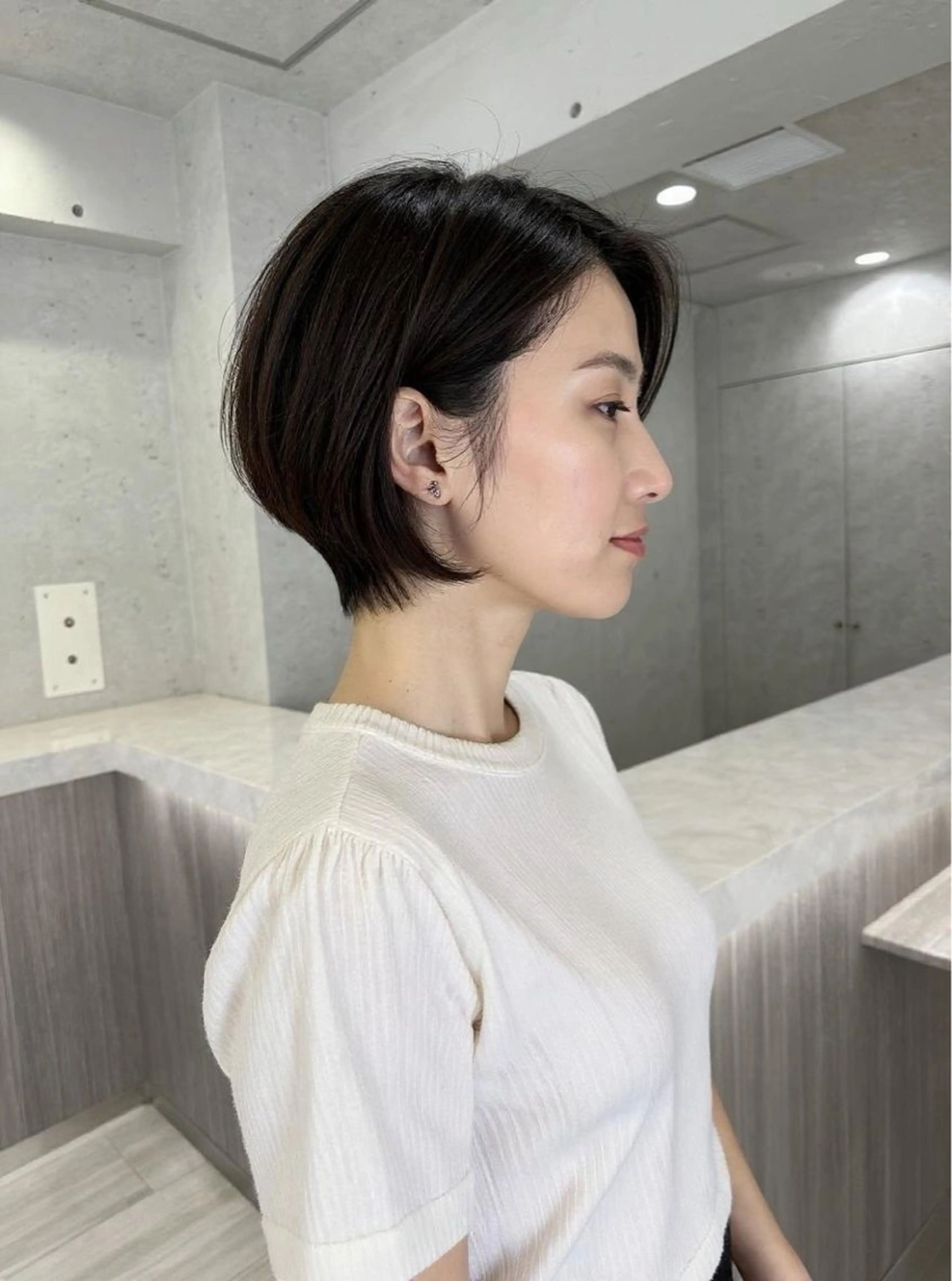 ショート カット ヘアカラー トリートメント 佐藤優晟/カラー特化 /ショート/表参道のヘアスタイル