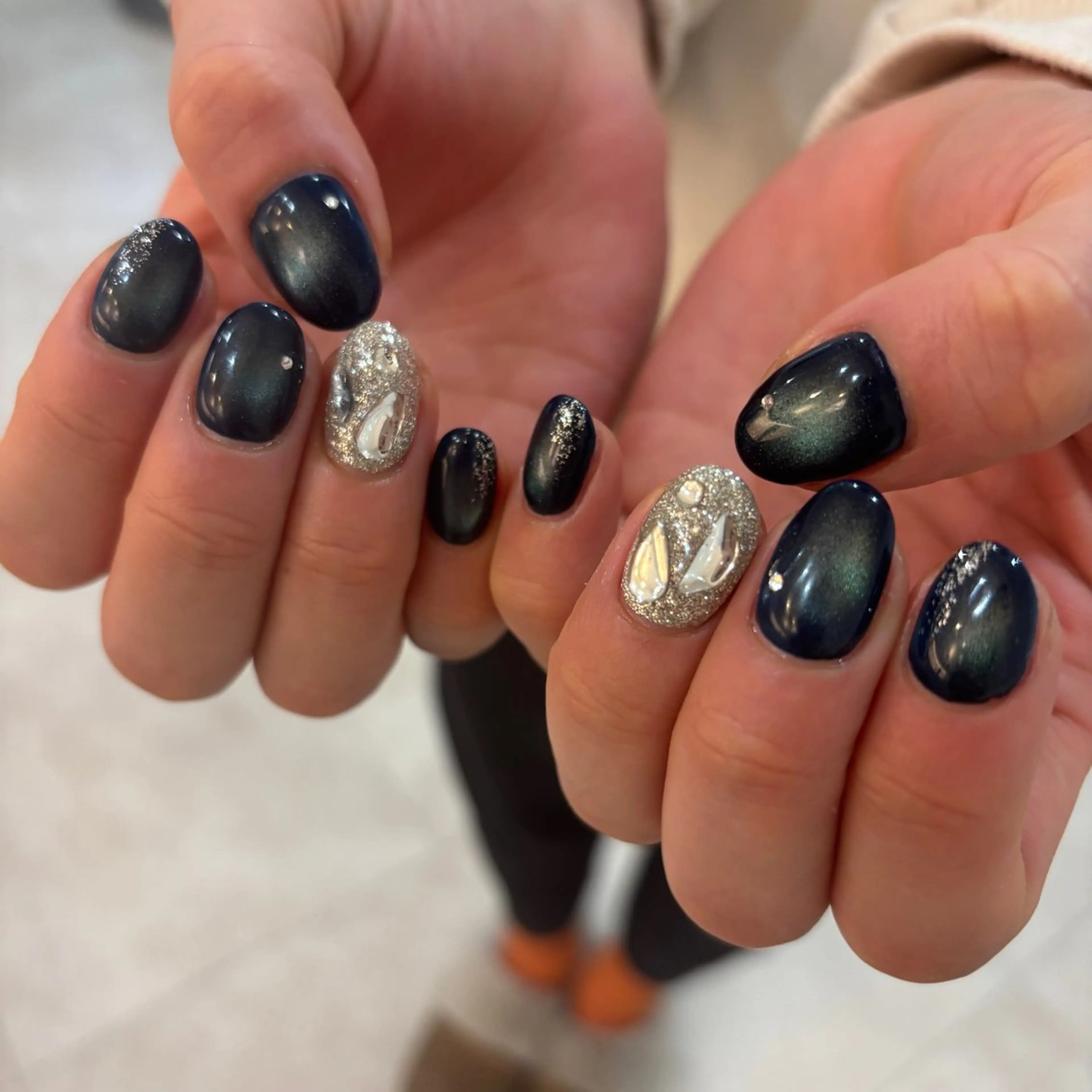 ネイル ハンドネイル フットネイル ゆびノさき茨木店 ニュアンス/アートのネイルデザイン