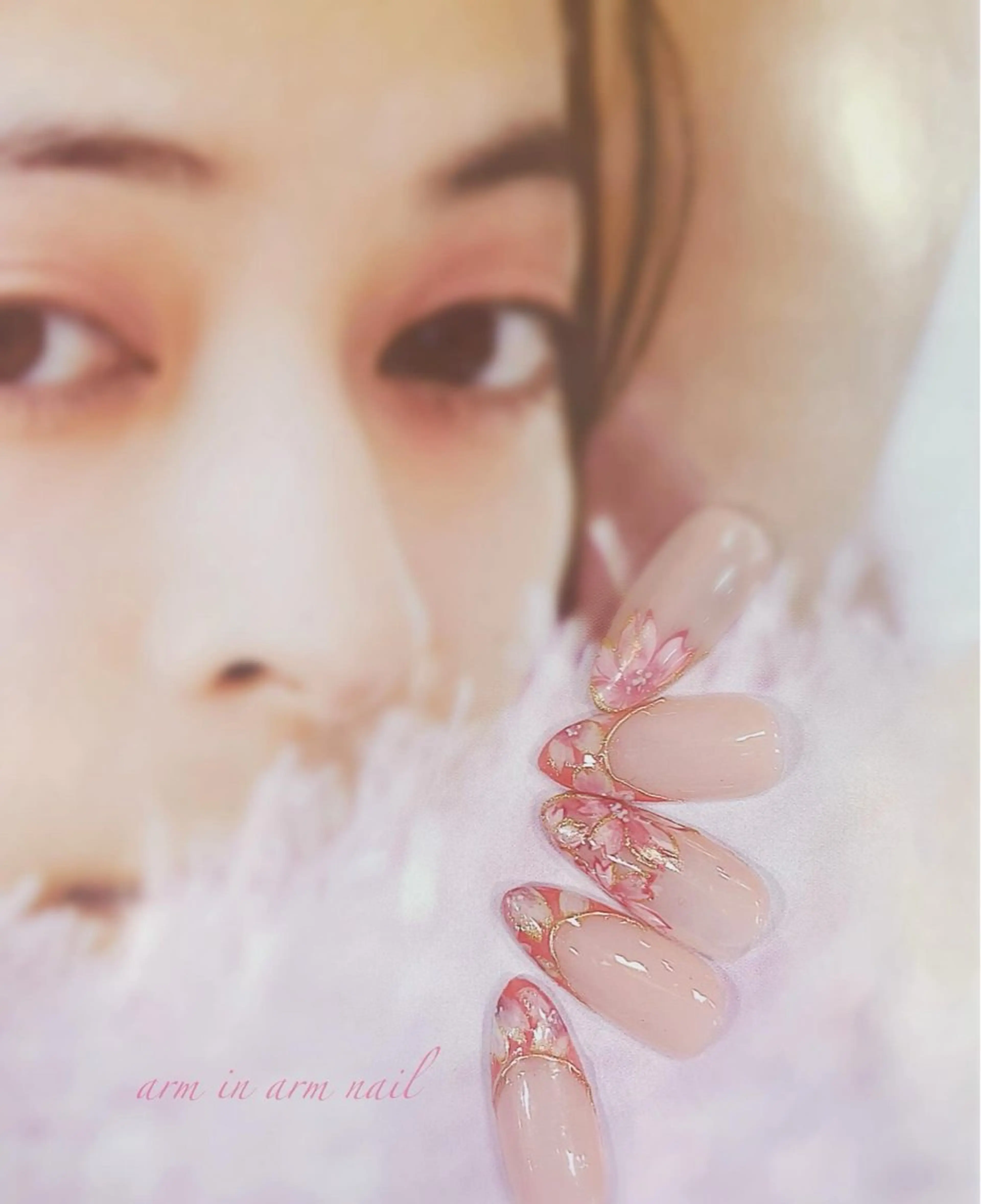 ネイル arm in arm ︎✿Yamamotoのマツエク・マツパデザイン