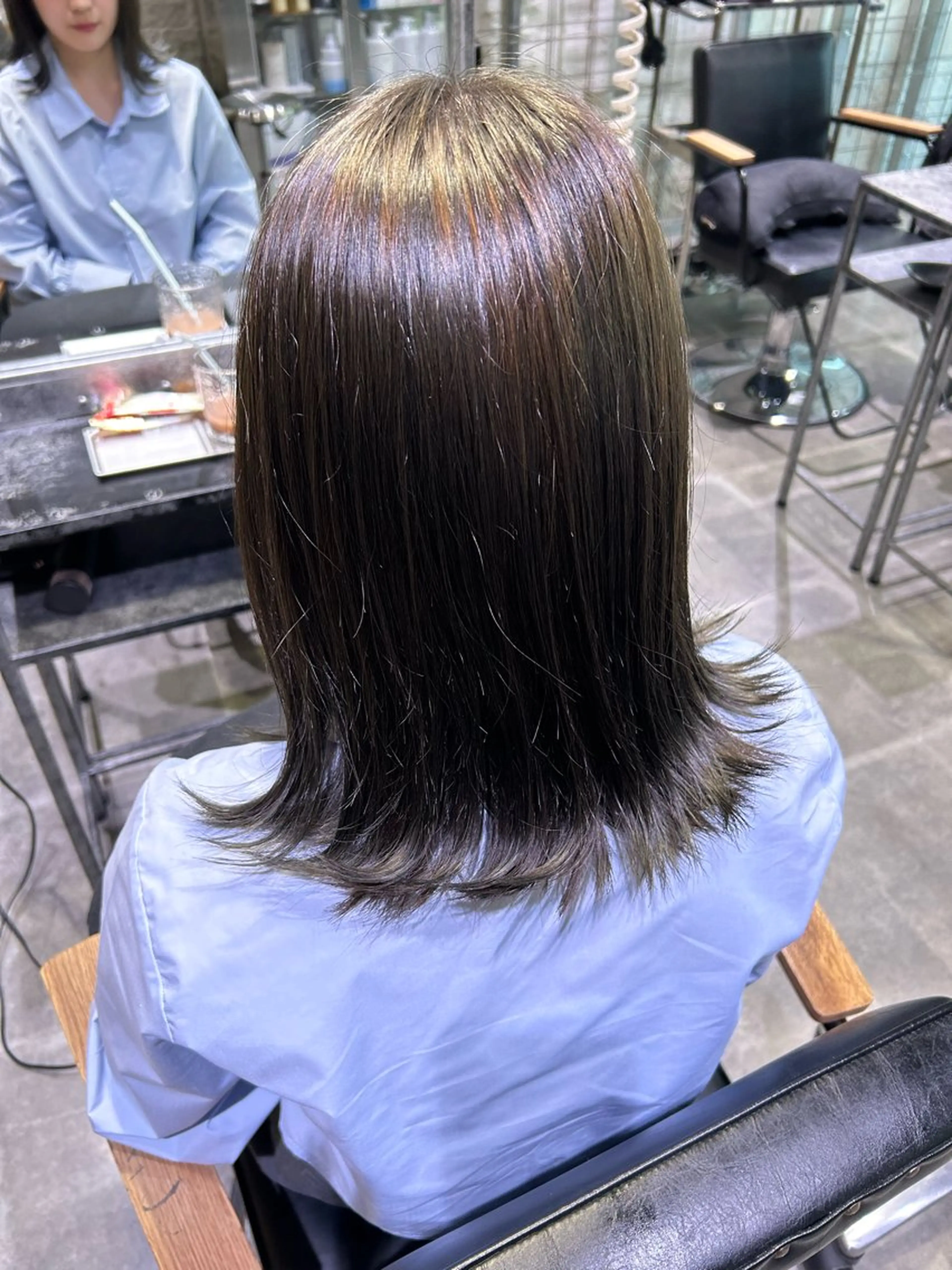 ミディアム カラー ヘアカラー Retsu /UniQのヘアスタイル