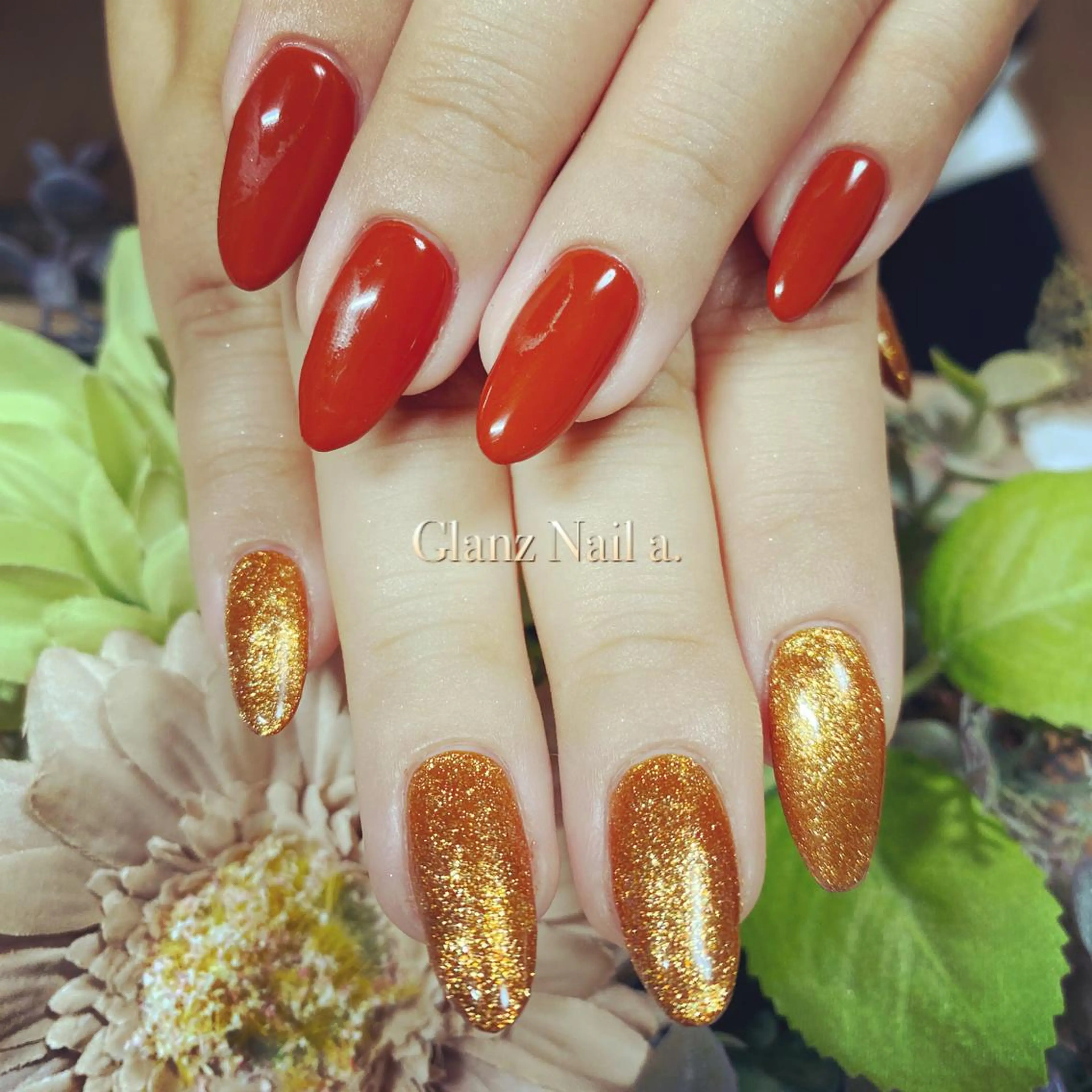 ネイル シンプルネイル Glanz  Nail aのネイルデザイン
