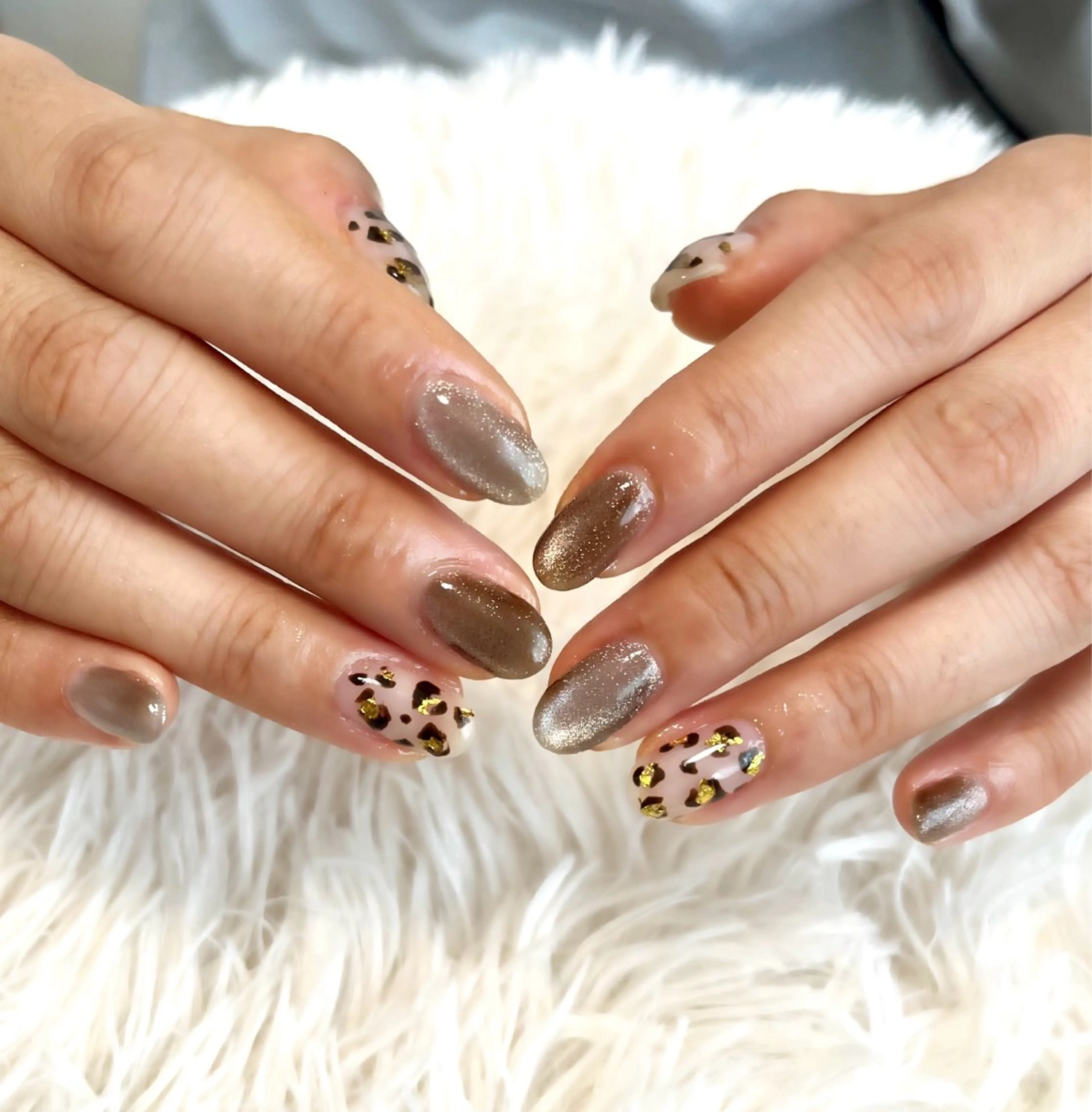 パーマ ハンドネイル 島田 亜紀のネイルデザイン