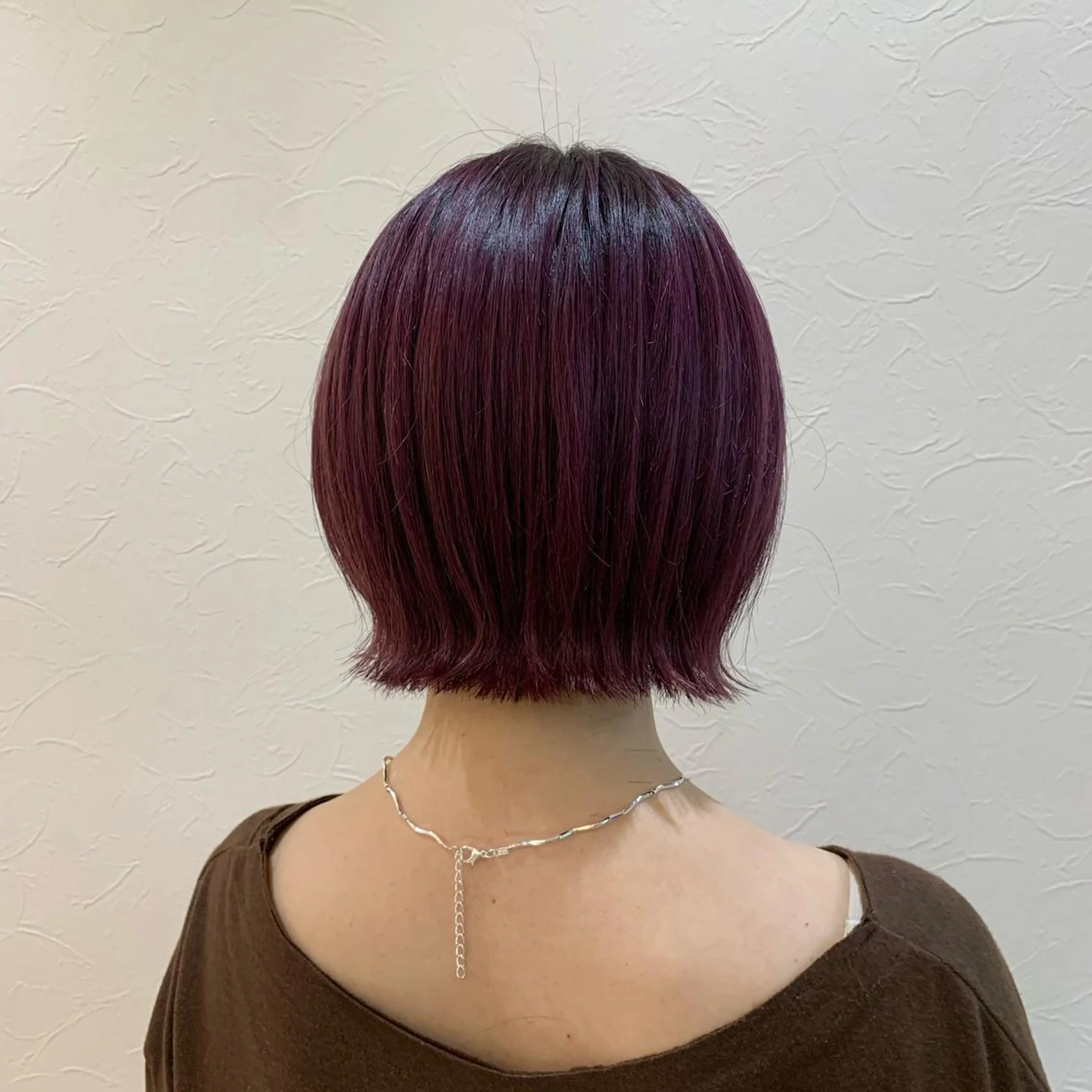 ショート カラー ヘアカラー トリートメント 店長ハイトーンカラー 柞山史奈のヘアスタイル