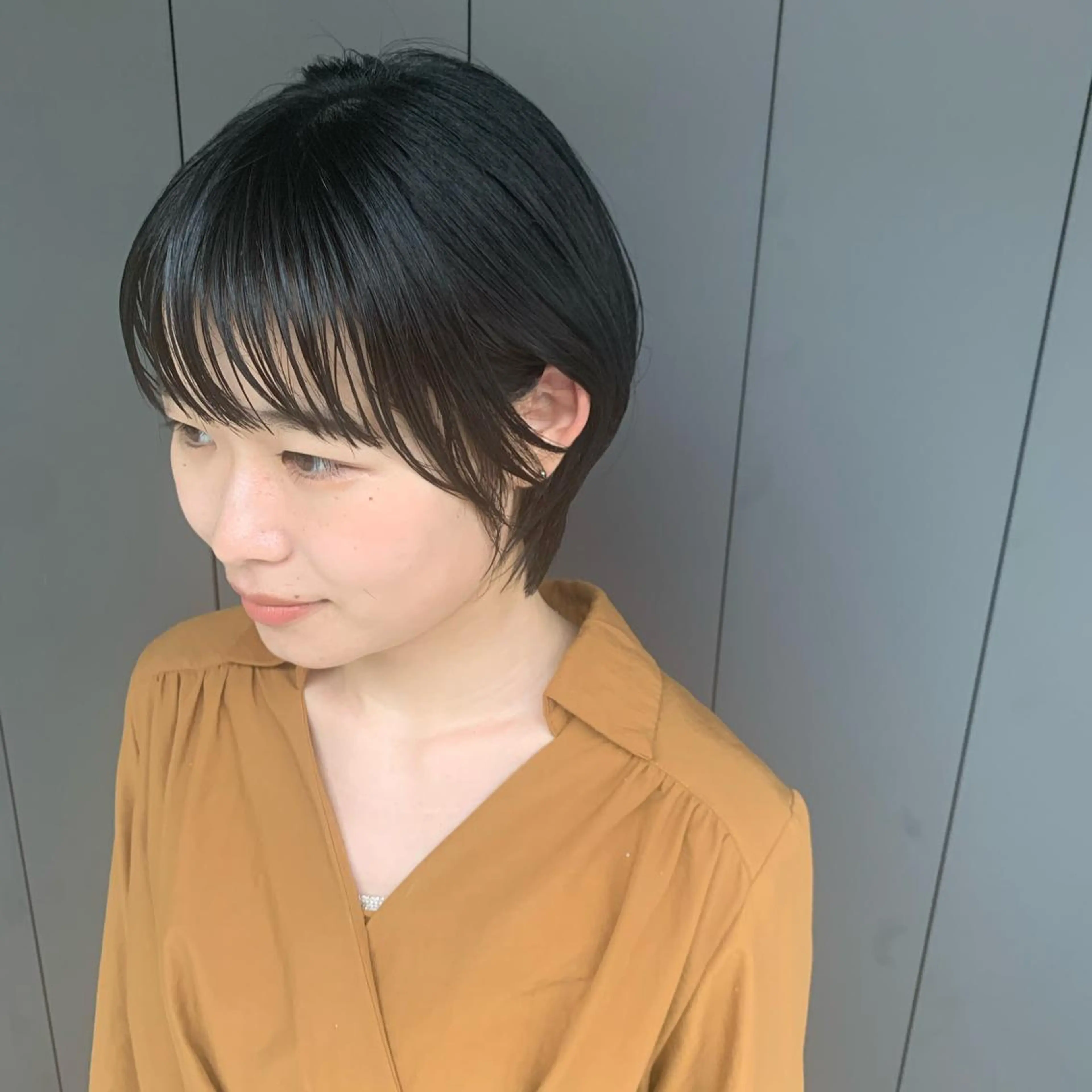 ショート 顔周りカット ショートヘア toki所属・SHU NTAのヘアスタイル