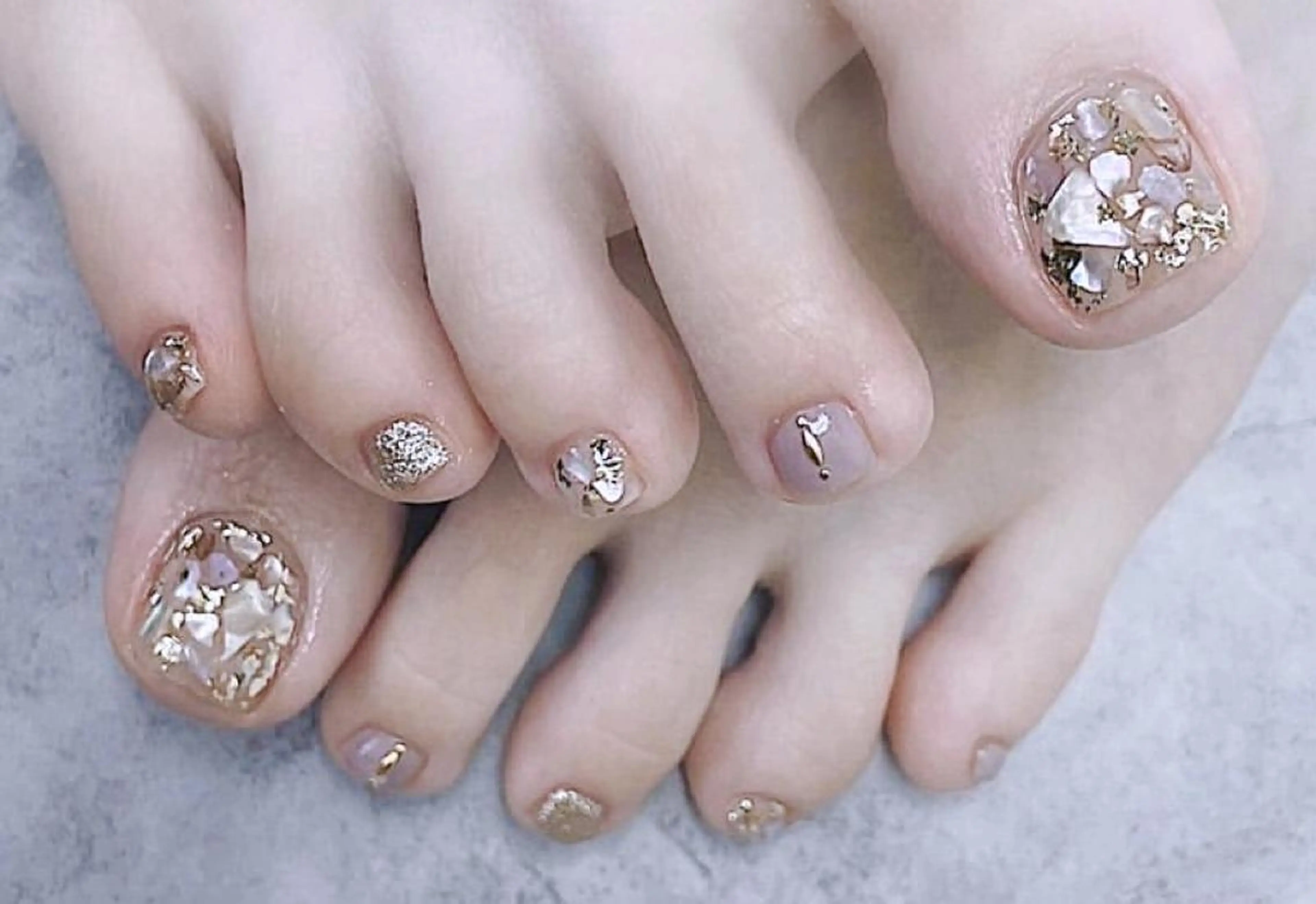 ネイル フットネイル リ サのネイルデザイン