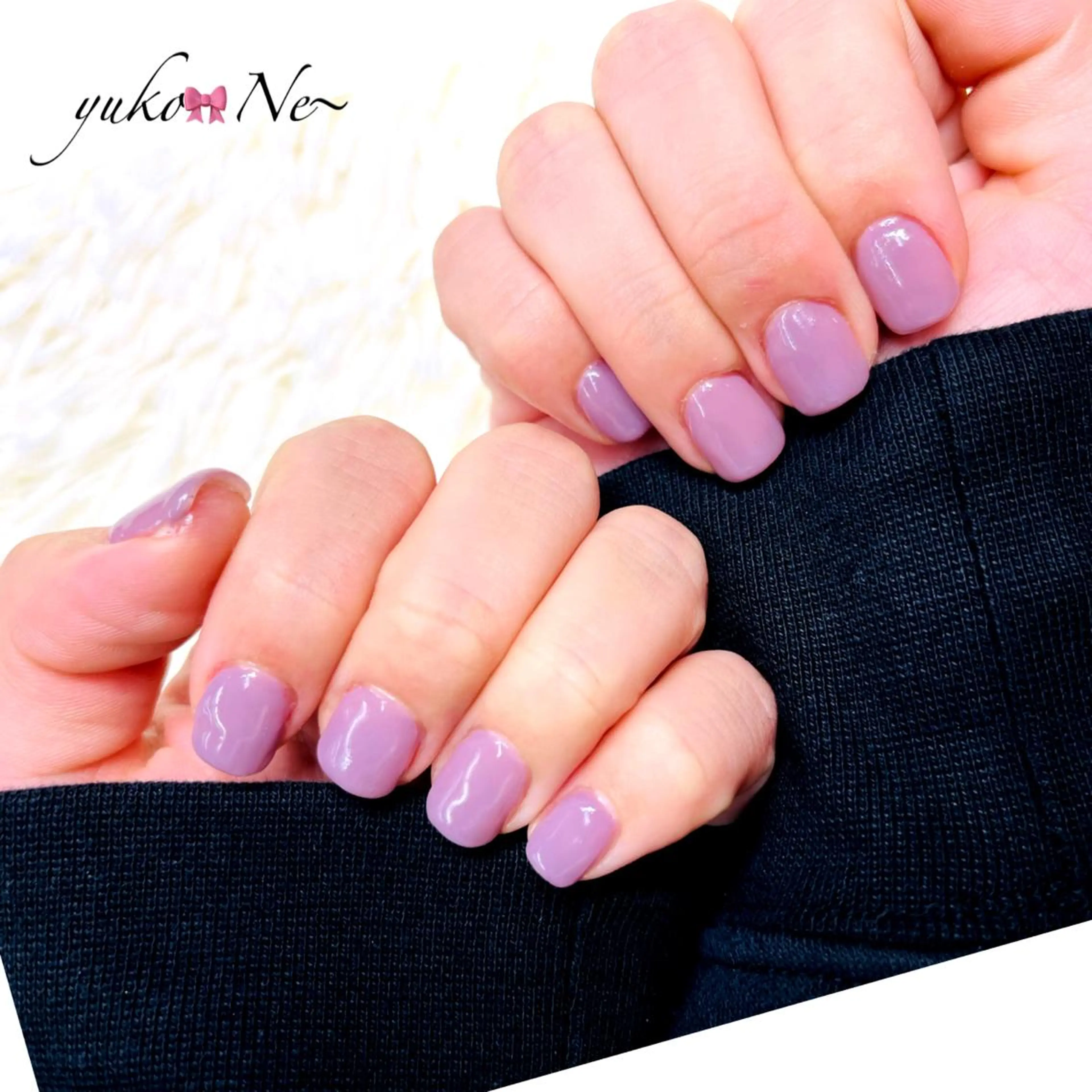 ネイル ワンカラーネイル ネイルサロン　Lian所属・Lian Yulilianのネイルデザイン