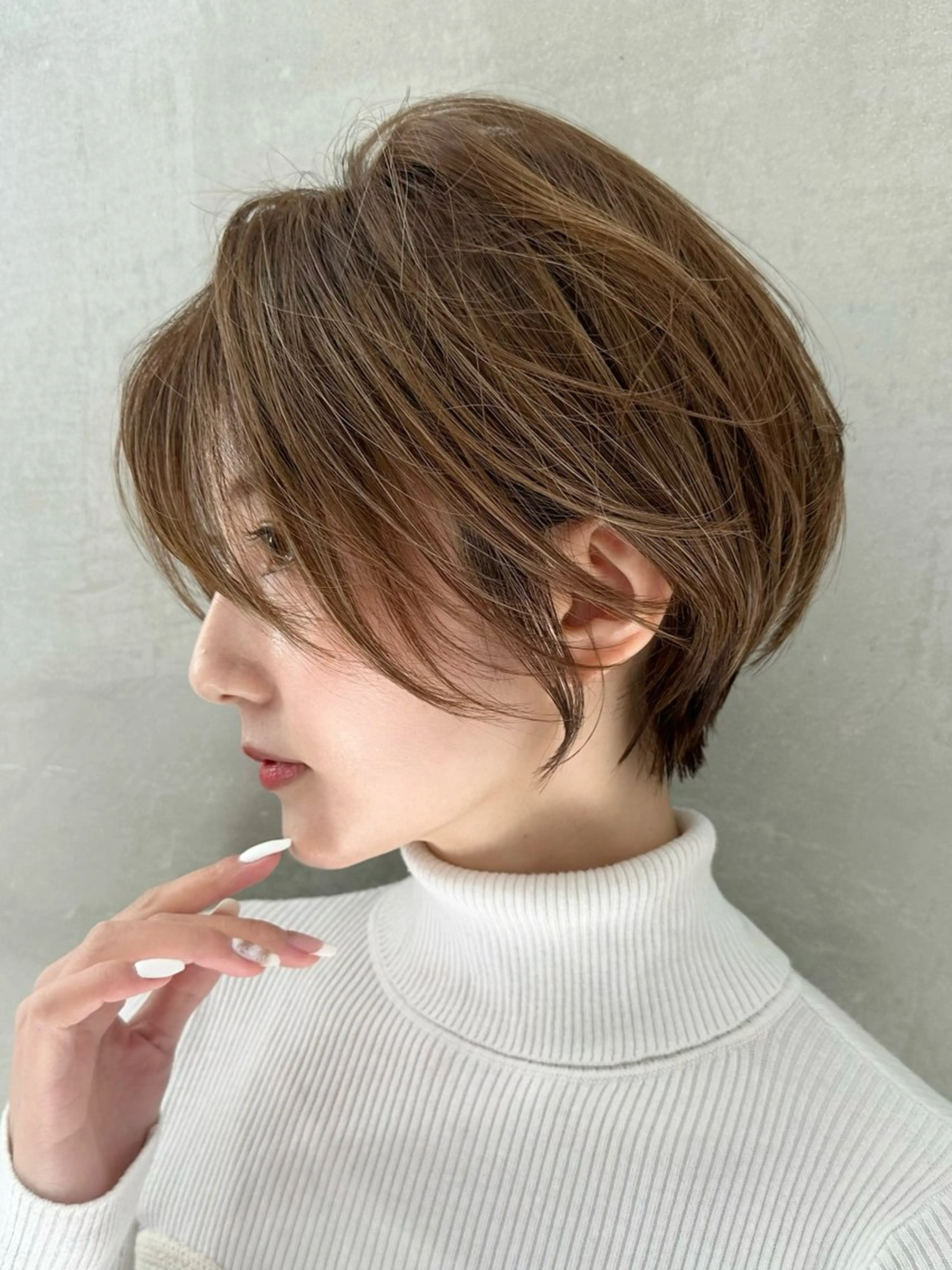 ショート ボブ 顔周りカット 髪質改善 ショートヘア 縮毛矯正 カット ヘアカラー トリートメント ヘッドスパ taiga ショート /レイヤー/矯正🌈のヘアスタイル