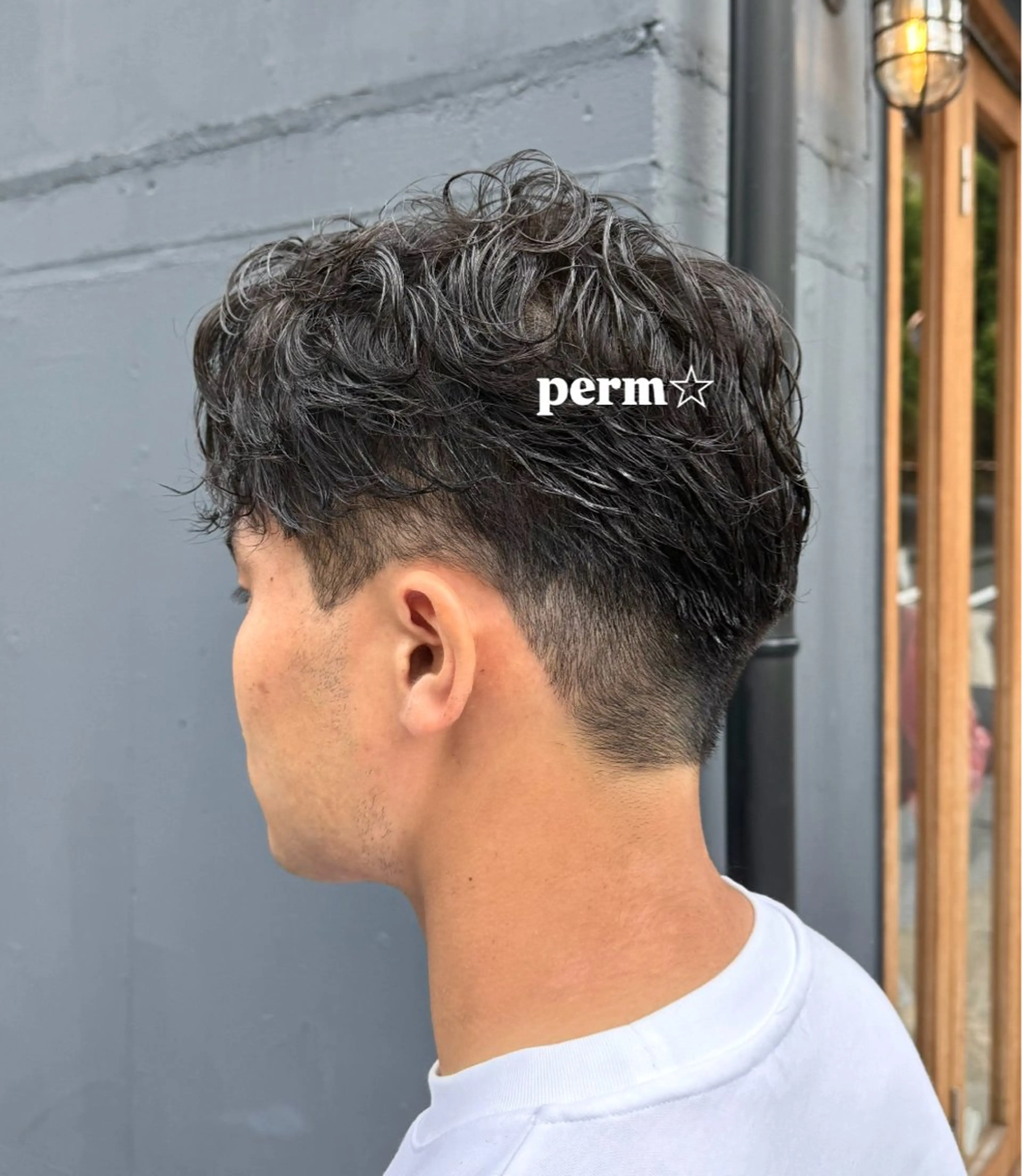 パーマ カット パーマ メンズパーマ✨️/ 縮毛カラー🫧あきはのヘアスタイル