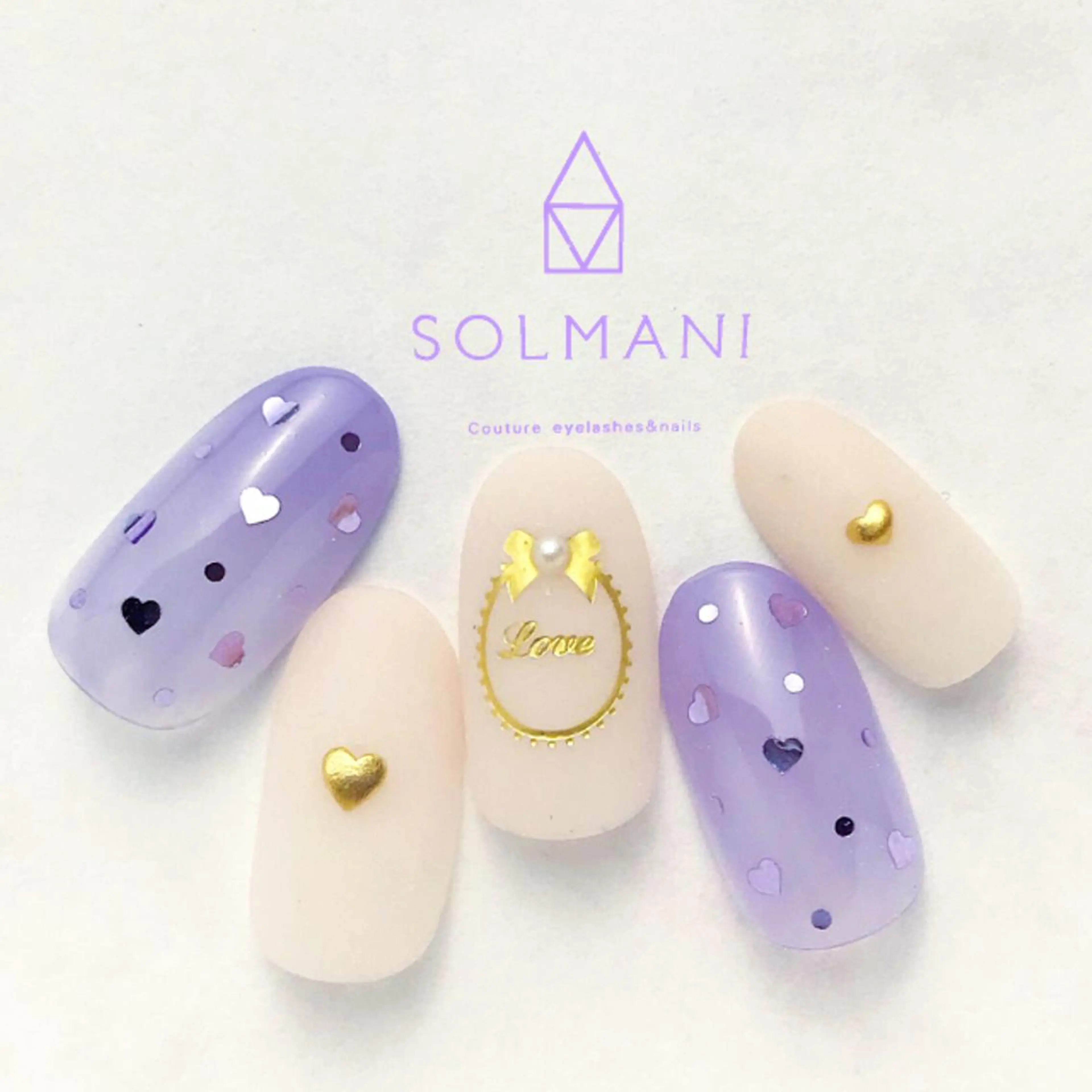 ネイル SOLMANI 予約担当のネイルデザイン