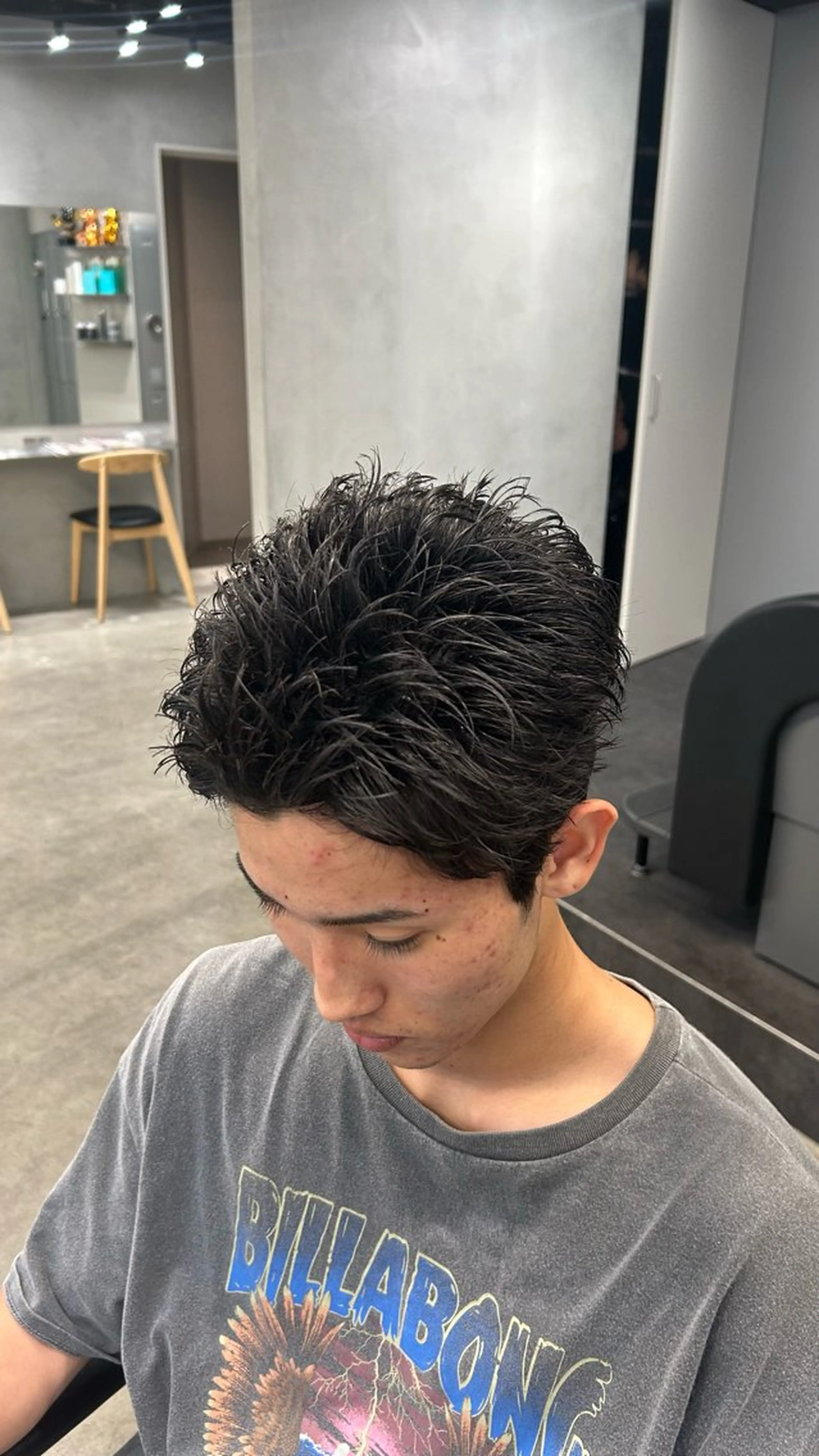 パーマ メンズ 藤平海音/fifth PARKのヘアスタイル