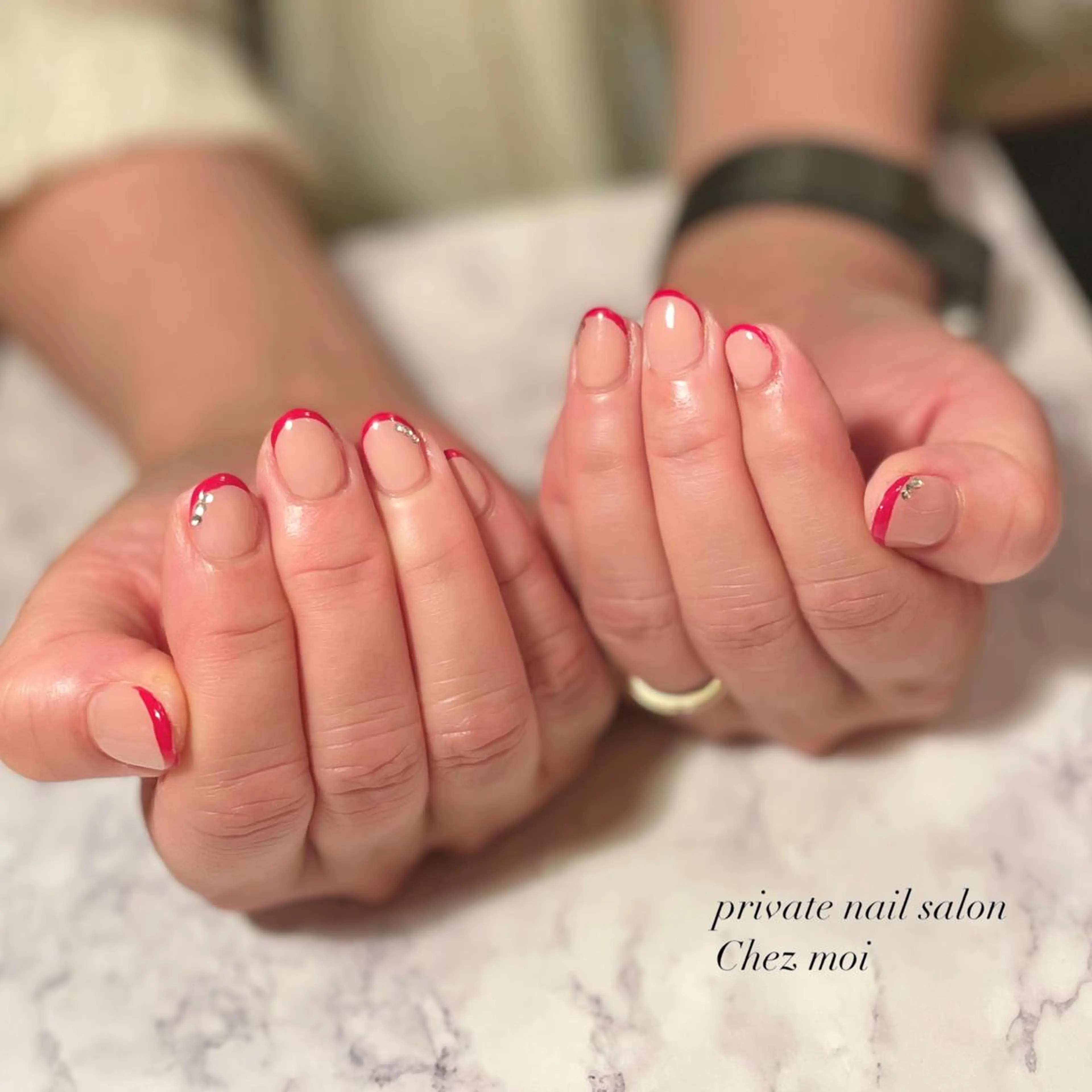 ネイル フレンチネイル KOMINE TOMOKOのネイルデザイン