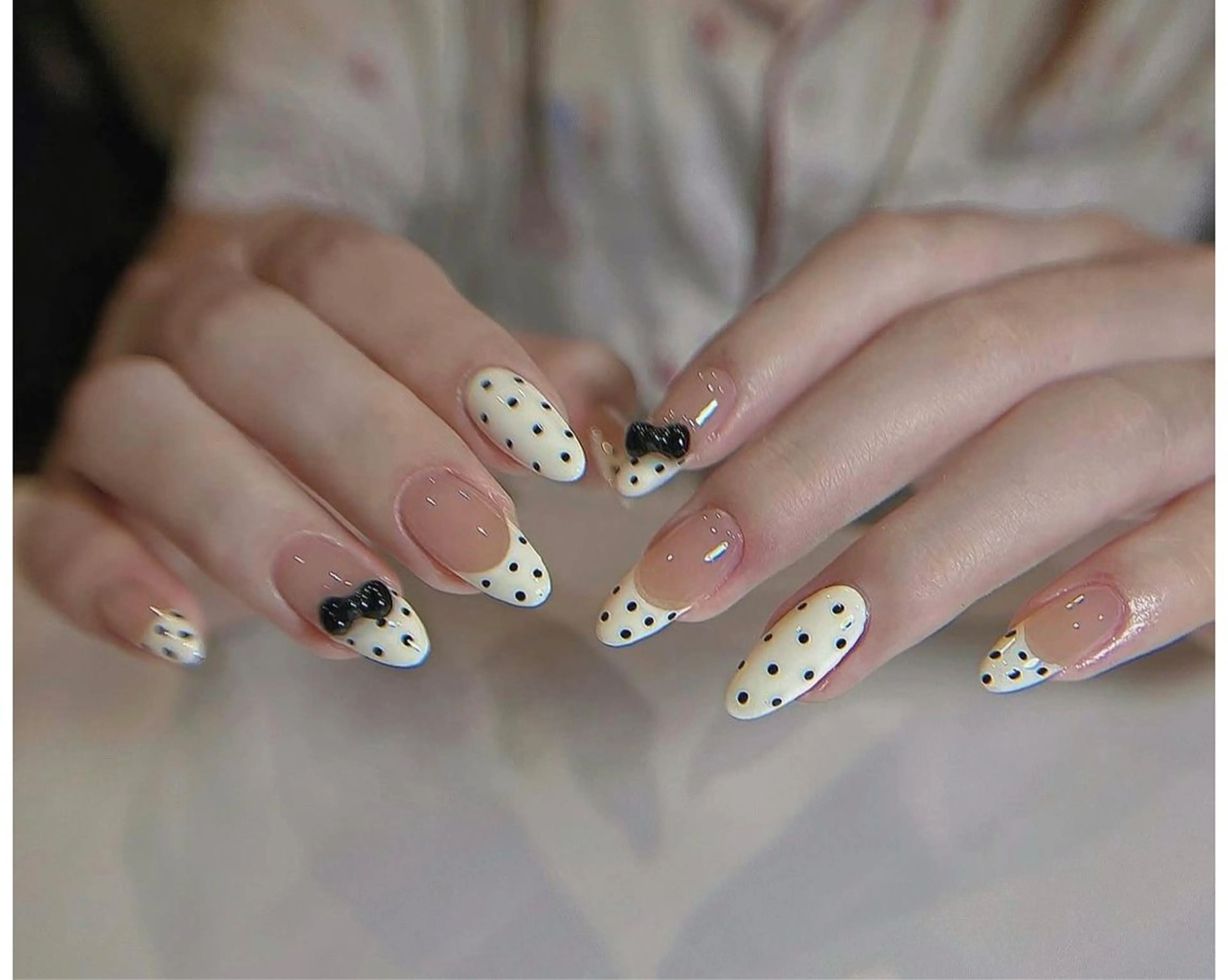 ネイル 韓国ネイル 持ち込み ニュアンスネイル ネイルチップ ハンドネイル ANA.CHUO 本川越店舗のネイルデザイン