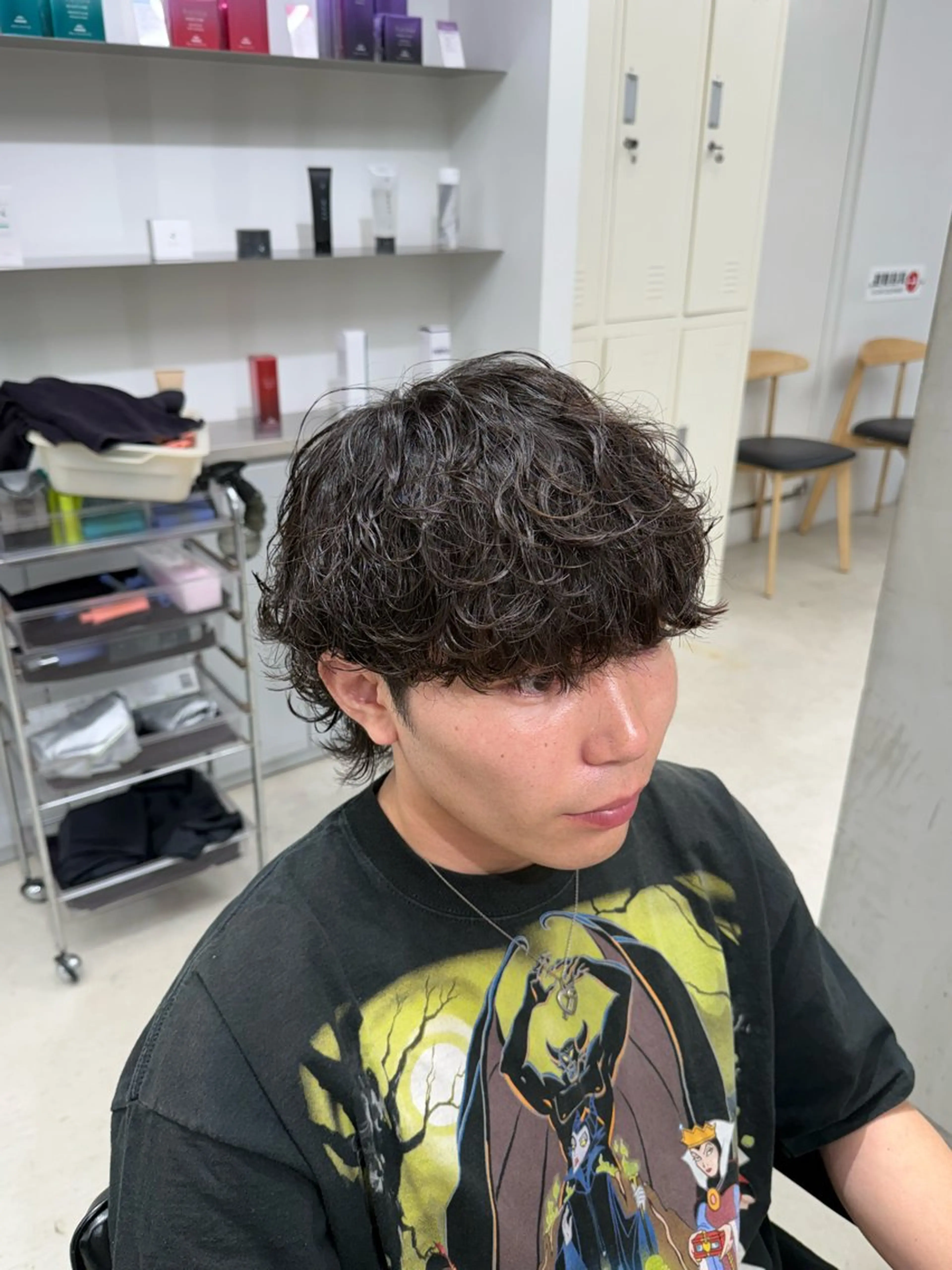 パーマ メンズ 深谷 侑亮のヘアスタイル