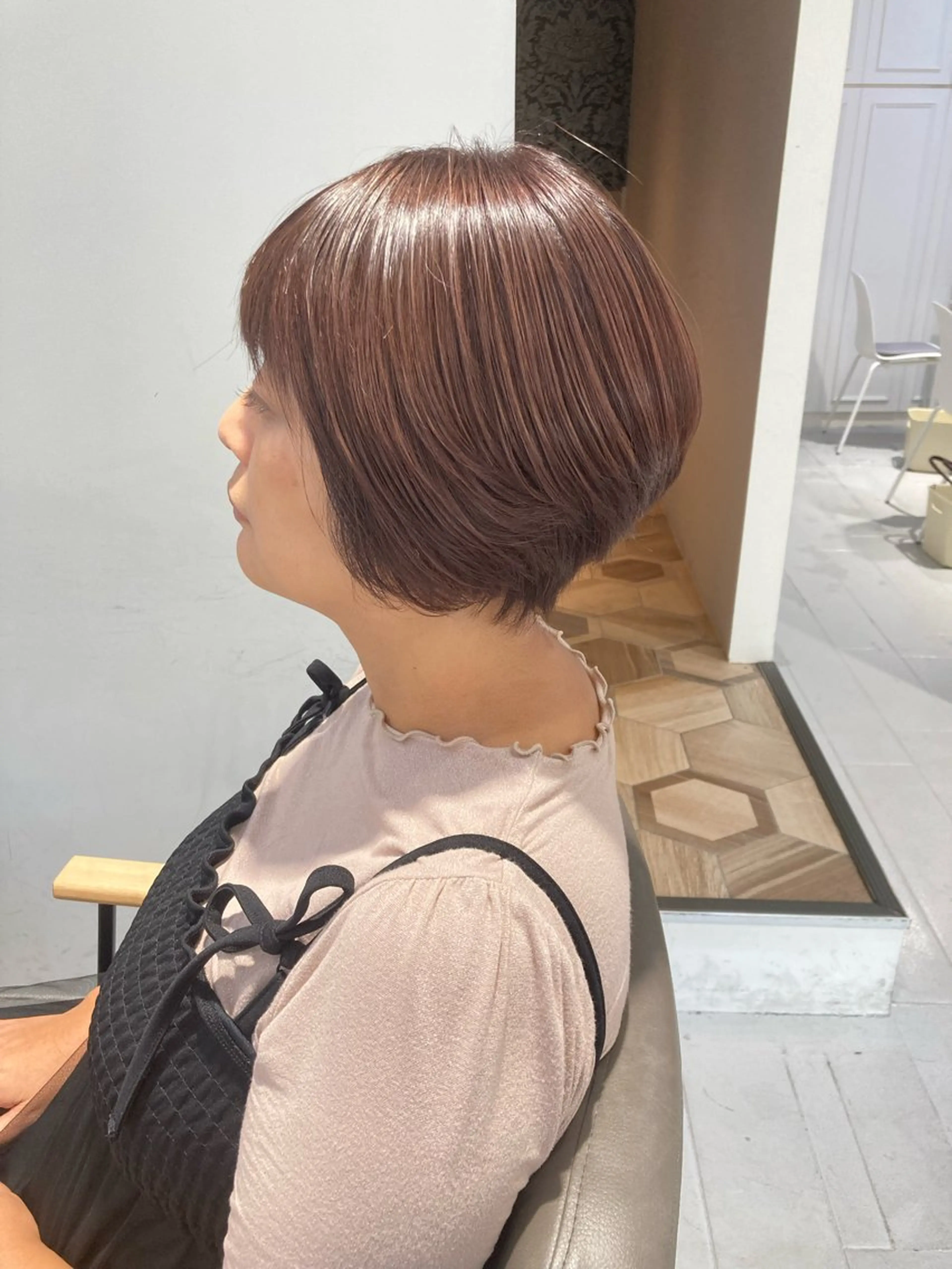 ショート ヘアカラー 🫧ゆうき🪽 髪質改善/ハイライトのヘアスタイル