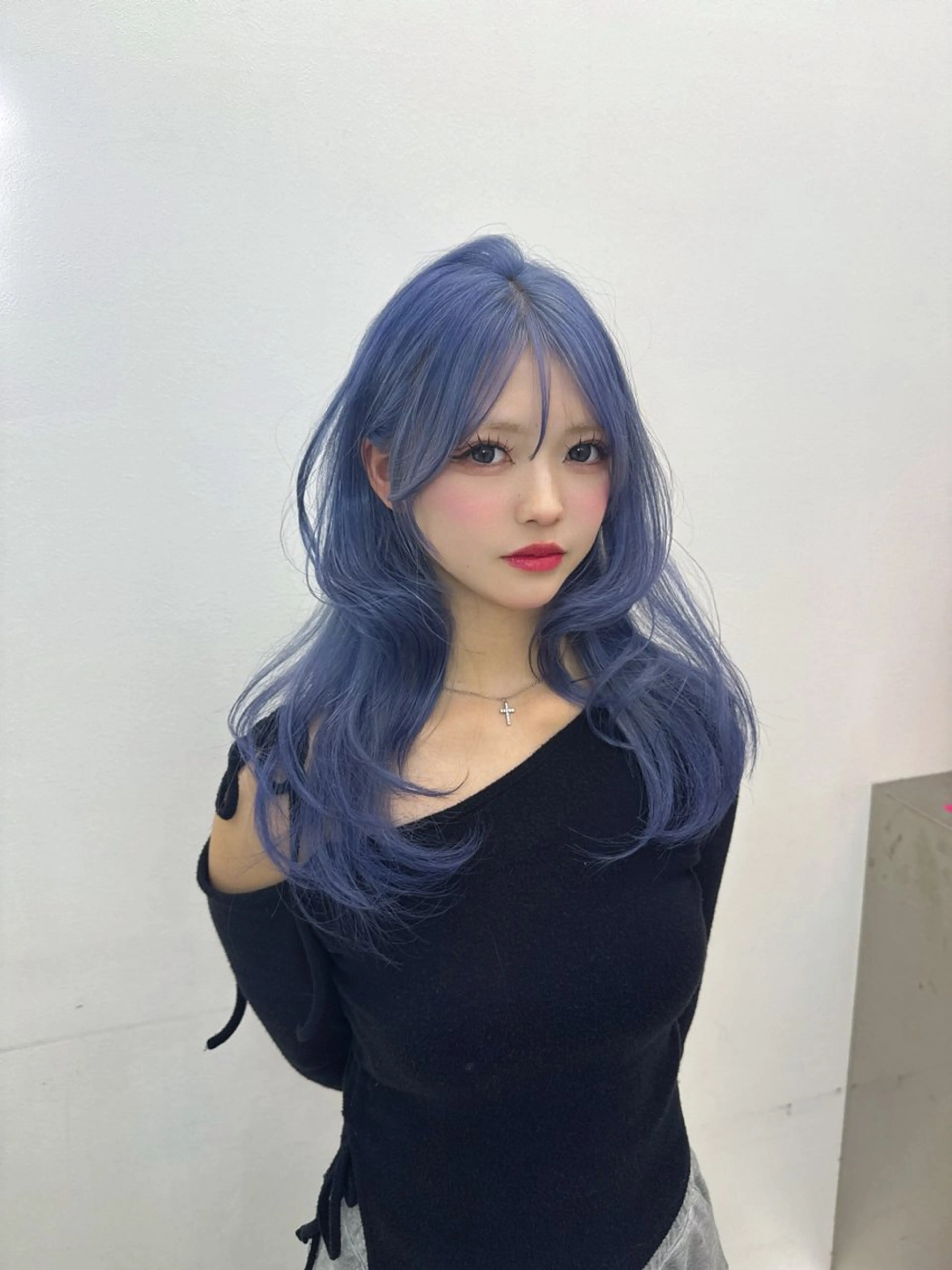 カラー ヘアカラー 透ける透明感カラー 🤍anju🎀のヘアスタイル