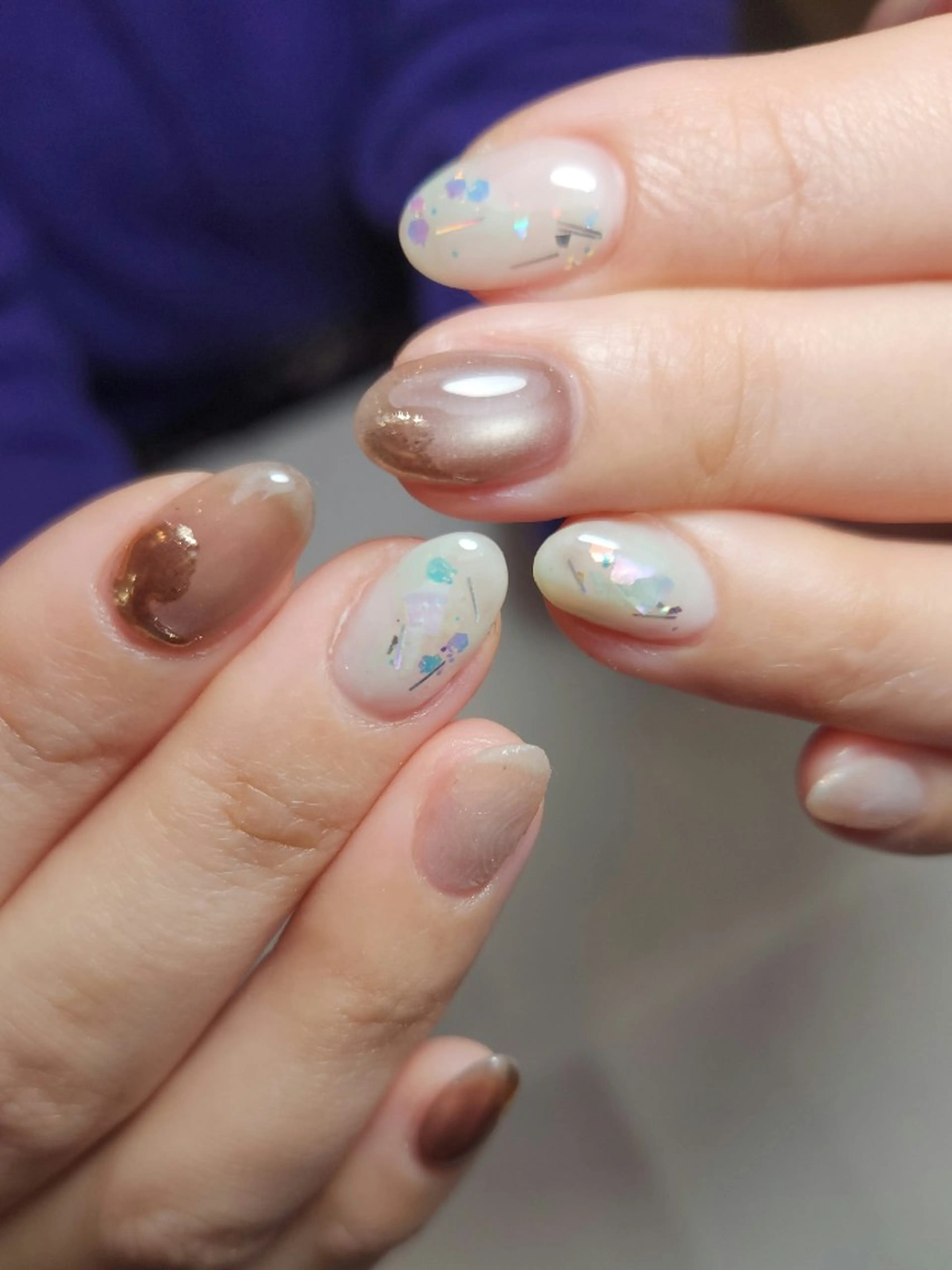 ネイル ニュアンスネイル ハンドネイル Non.中目黒nail所属・NailSalon  N.中目黒のネイルデザイン