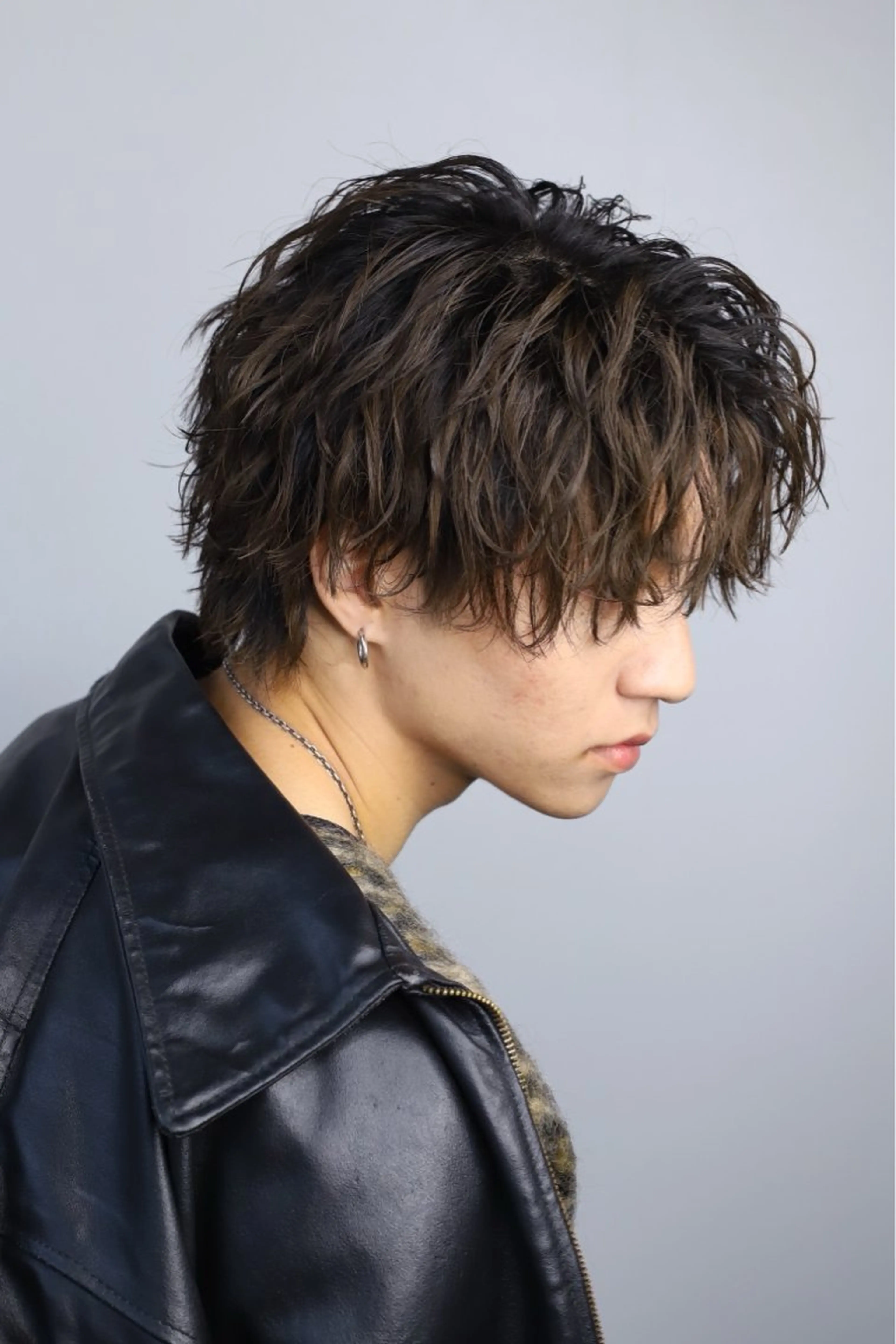 パーマ メンズ フェザーパーマ メンズパーマ カット パーマ 渋谷/メンズパーマ 大岡拓海のヘアスタイル