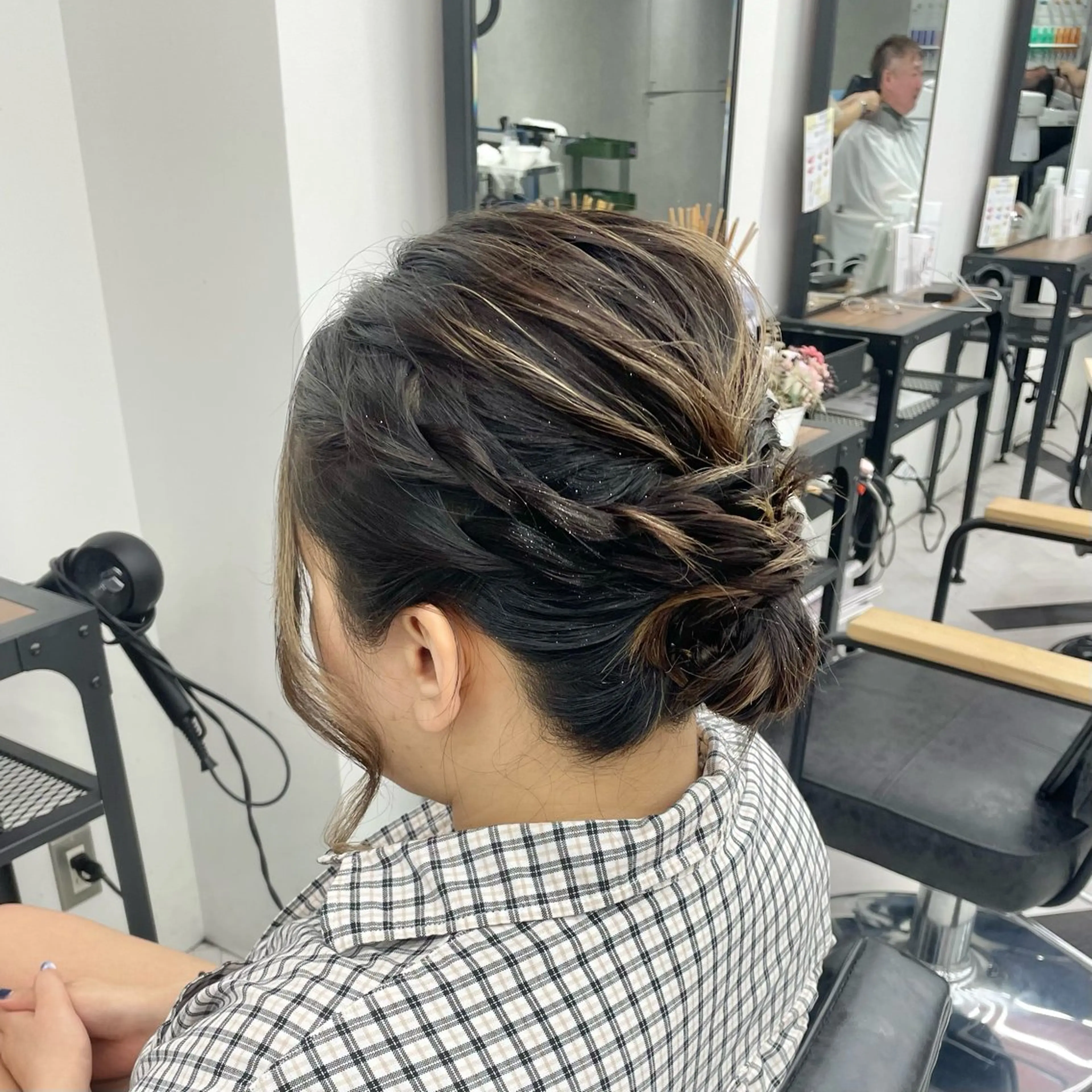 セミロング カラー パーマ ヘアアレンジ メンズ mona/ ストレートスタイル✨のヘアスタイル