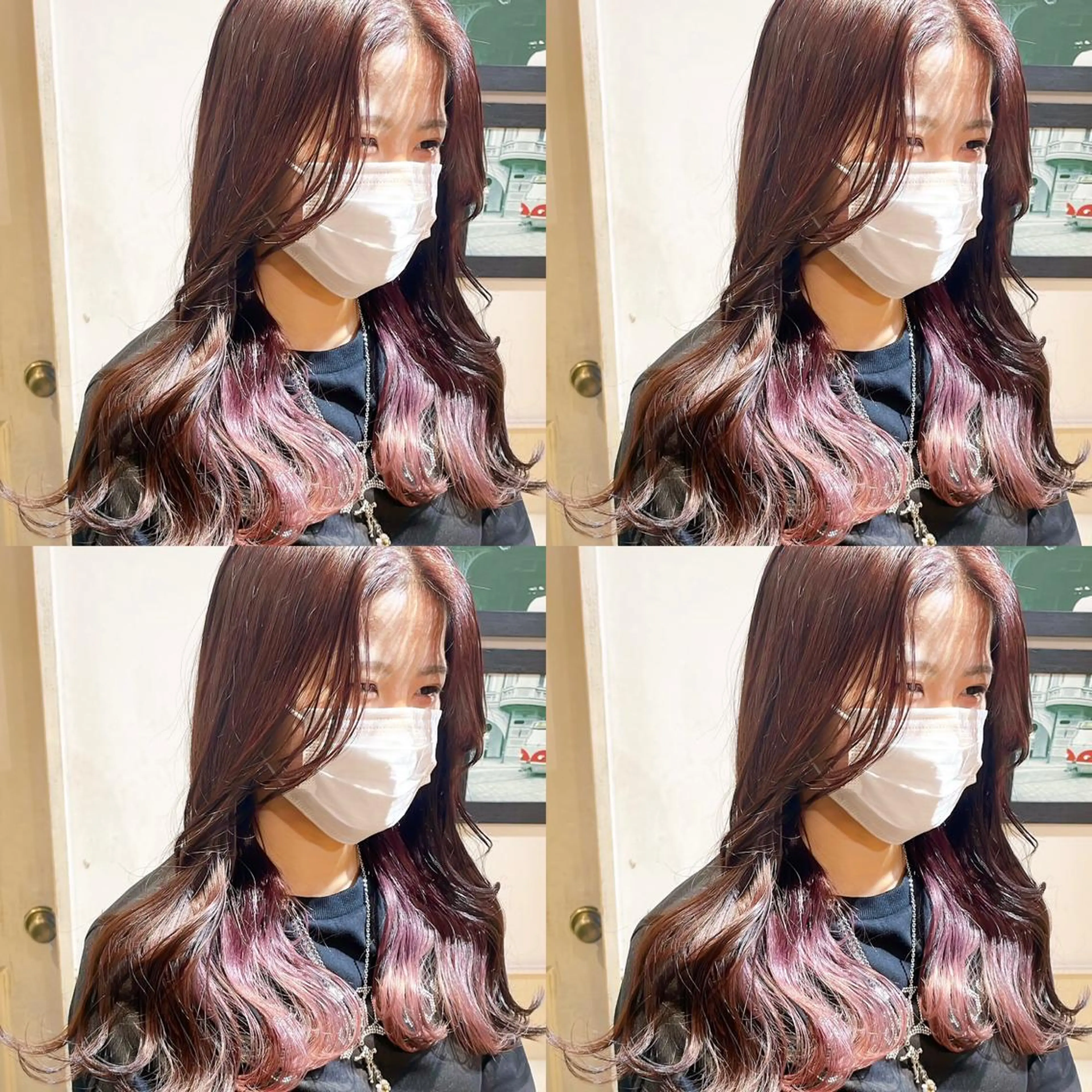 セミロング カラー Minami. 🩵 再現性特化ヘアのヘアスタイル