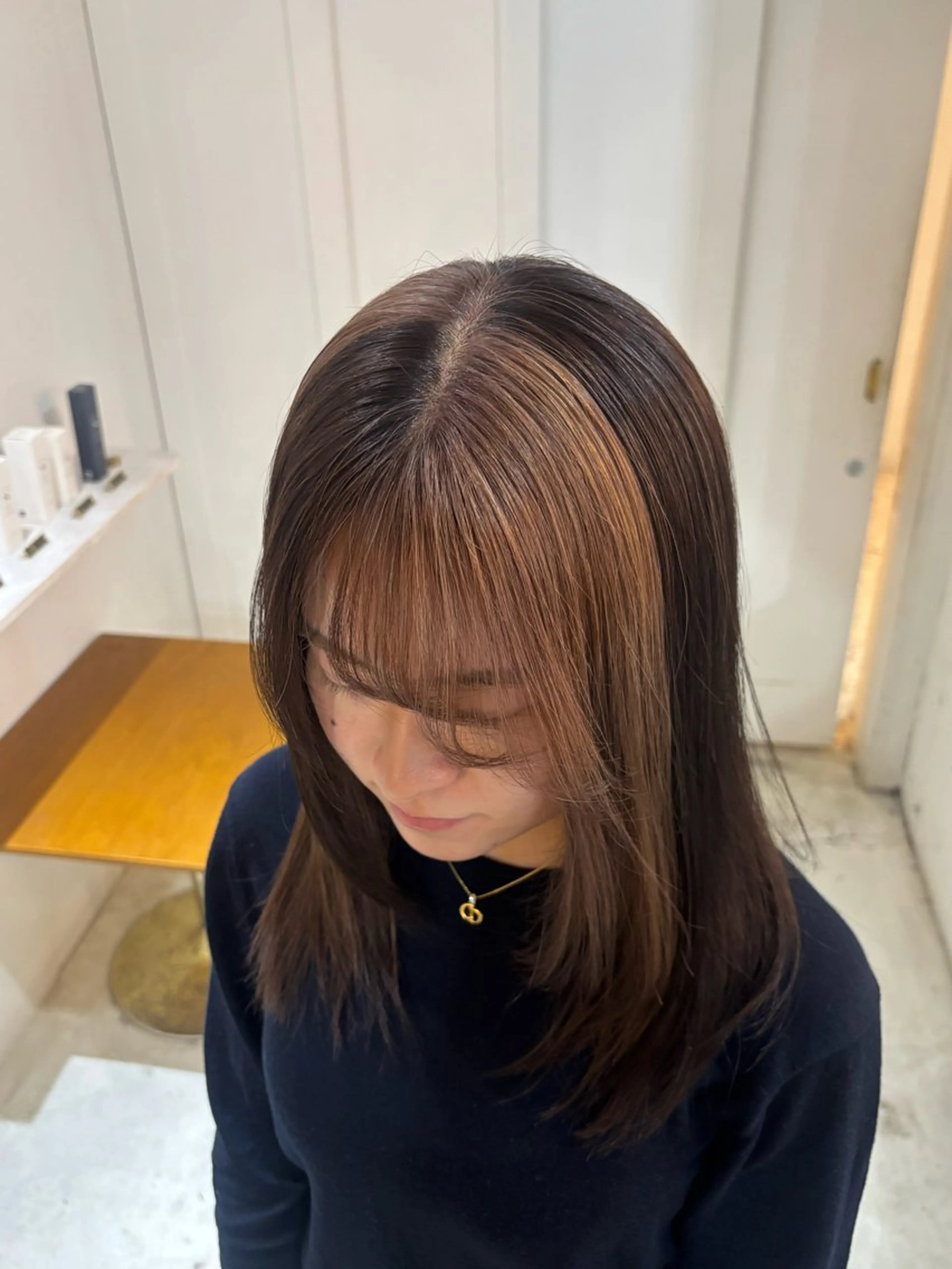 セミロング ヘアカラー トリートメント YUKI 🌕 «ダブルカラー»のヘアスタイル