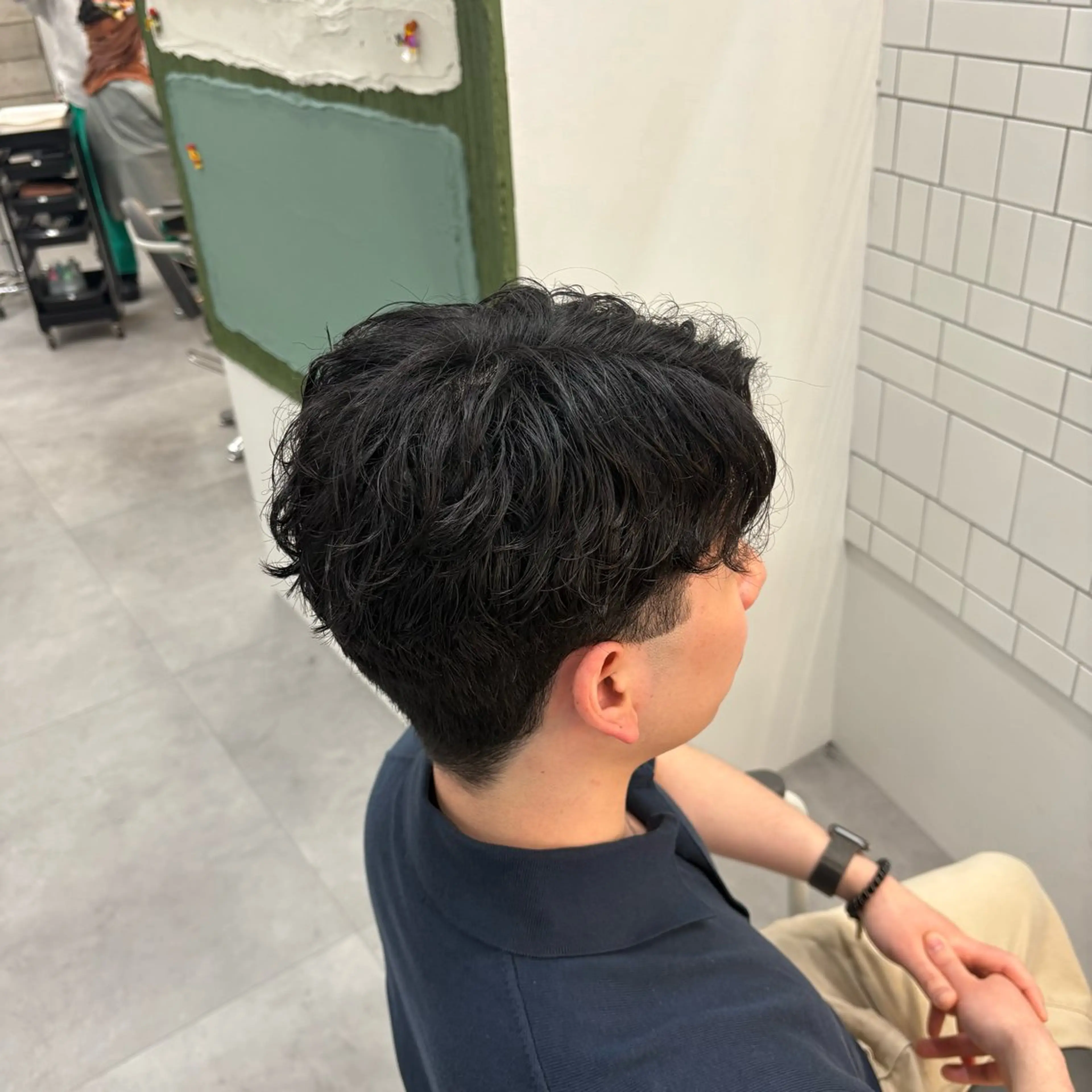 パーマ メンズ 【メンズ特化】中場 健人/西梅田/北新地のヘアスタイル