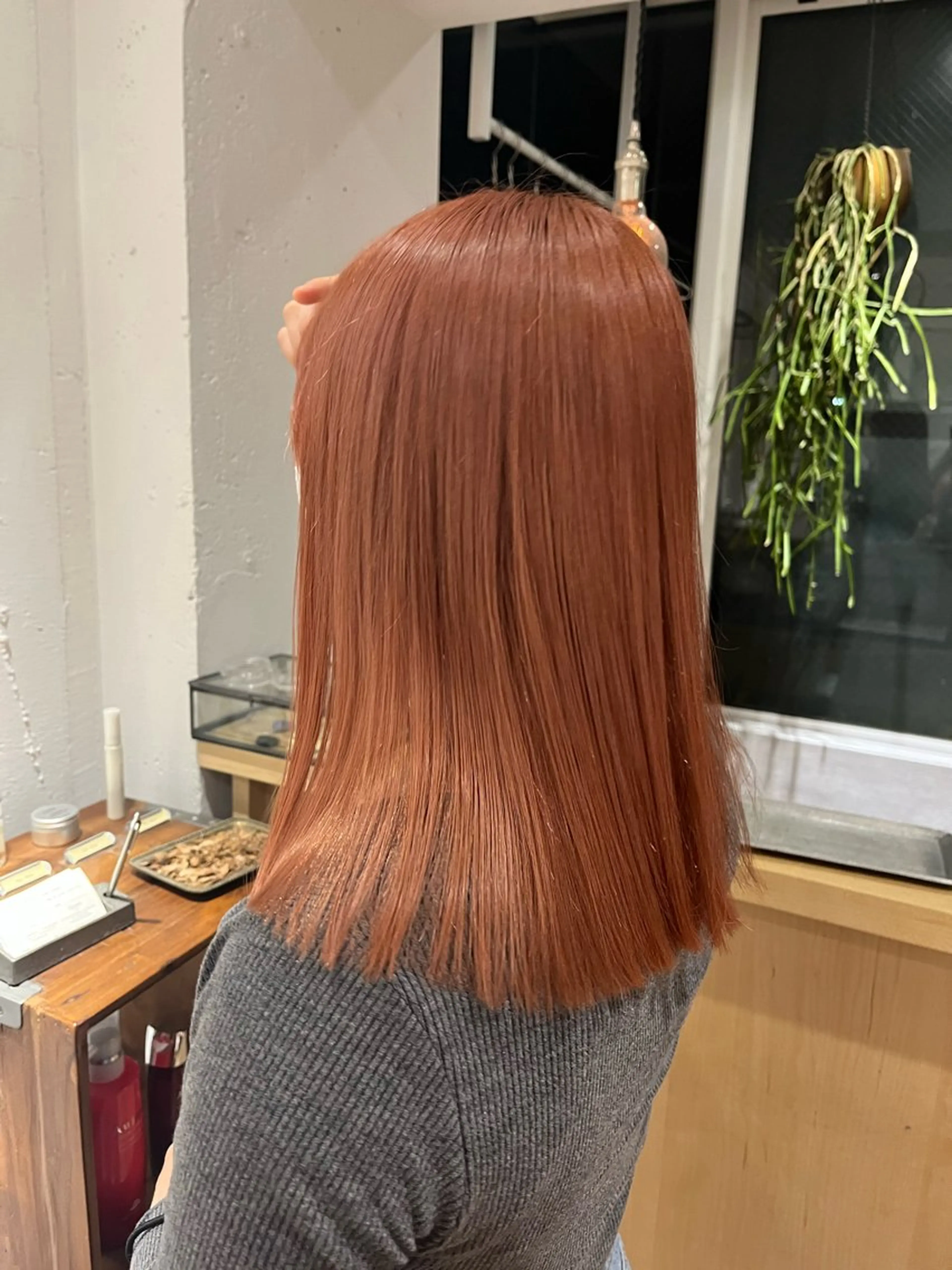 ロング カラー カット ヘアカラー トリートメント オリーブ/縮毛♡ Natsuno🩰のヘアスタイル