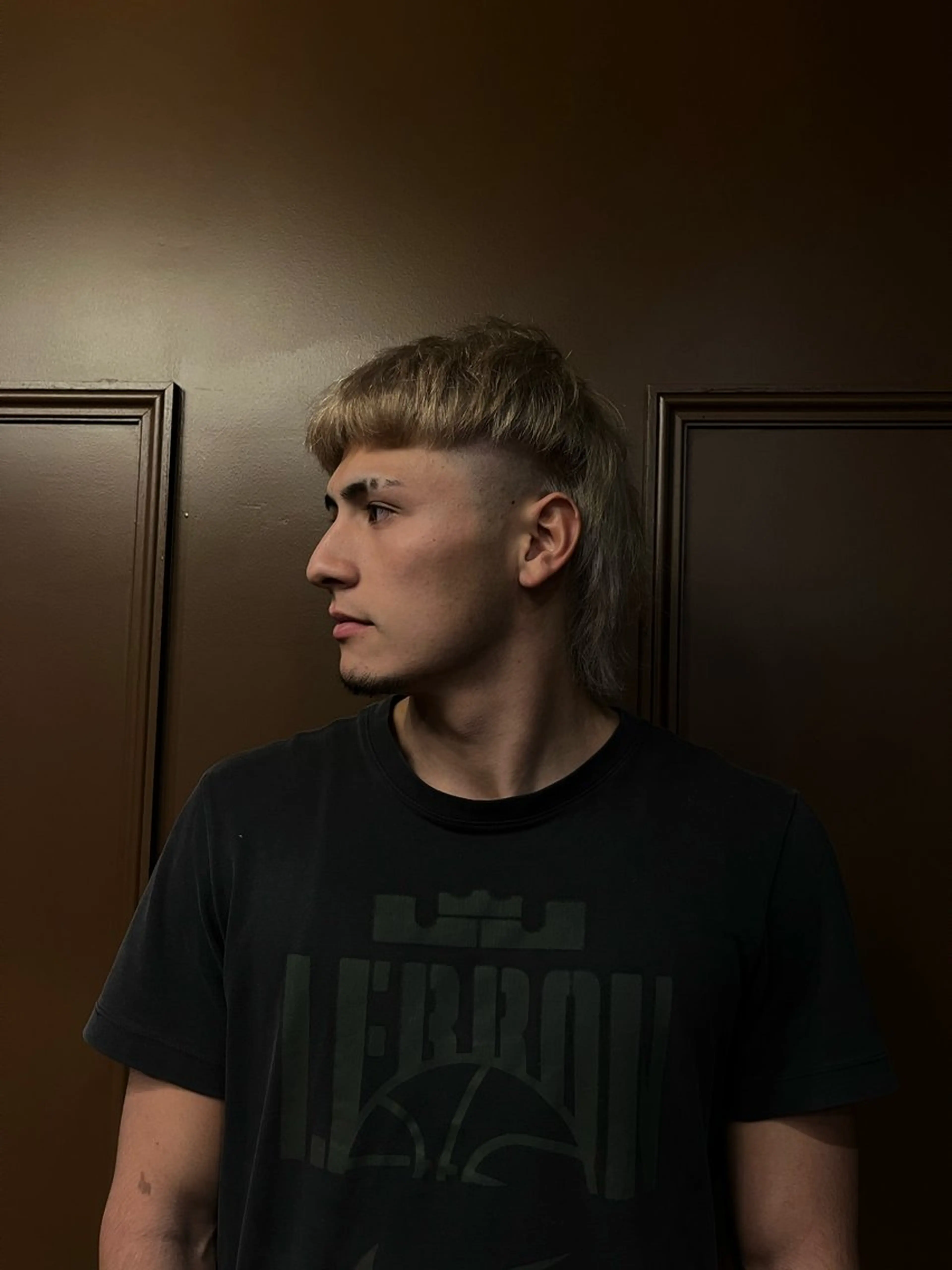 ショート マレットヘア カット 窪田 力也のヘアスタイル