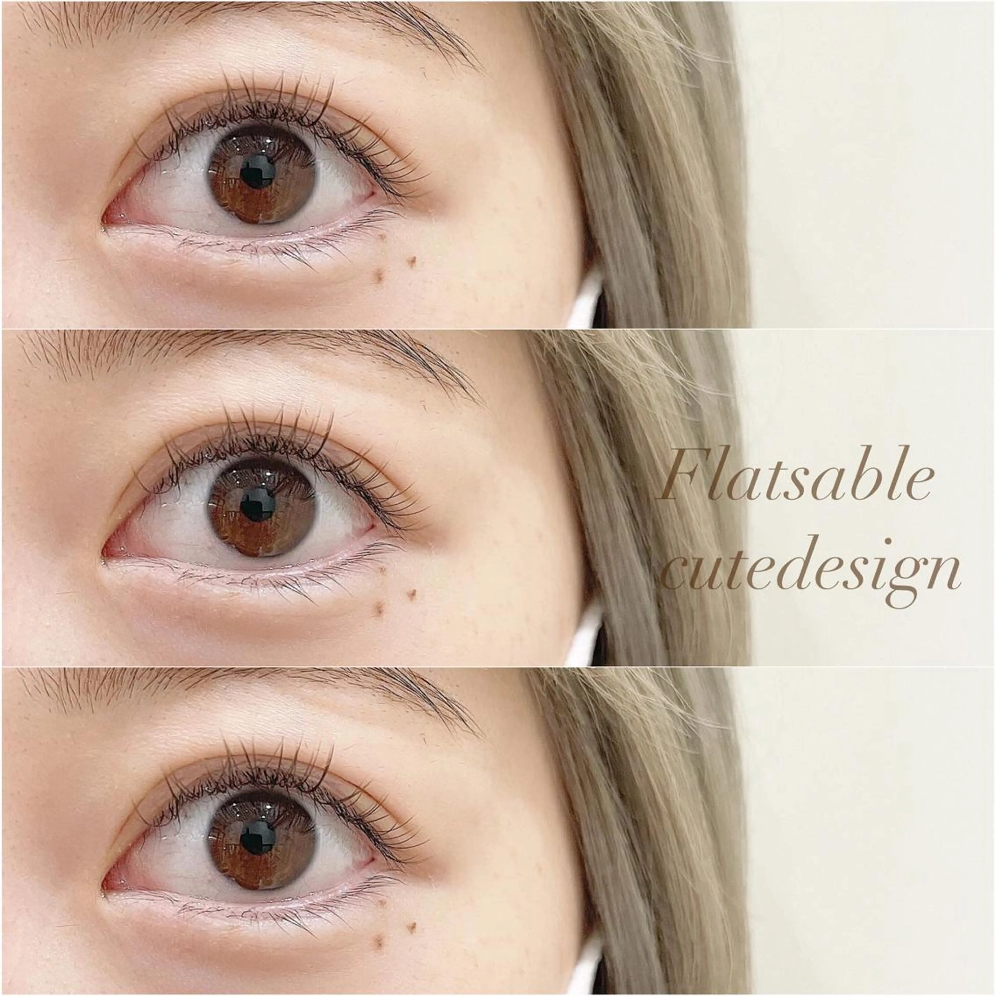 マツエク・マツパ カラーマツエク キュート セーブル トップアイリスト やつだ🐩のマツエク・マツパデザイン