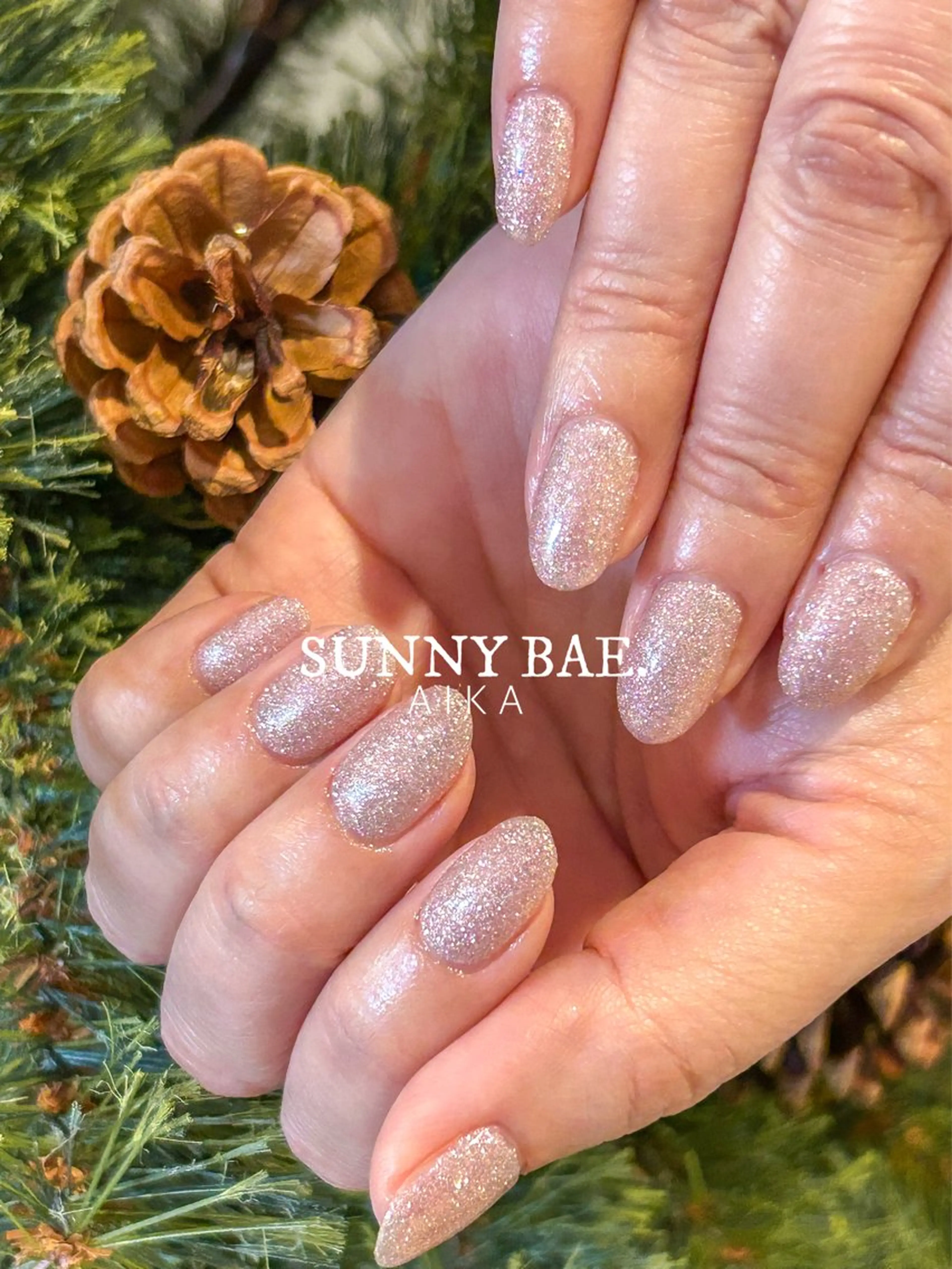 ネイル フラッシュネイル 冬ネイル クリスマス Made By AIKAのネイルデザイン