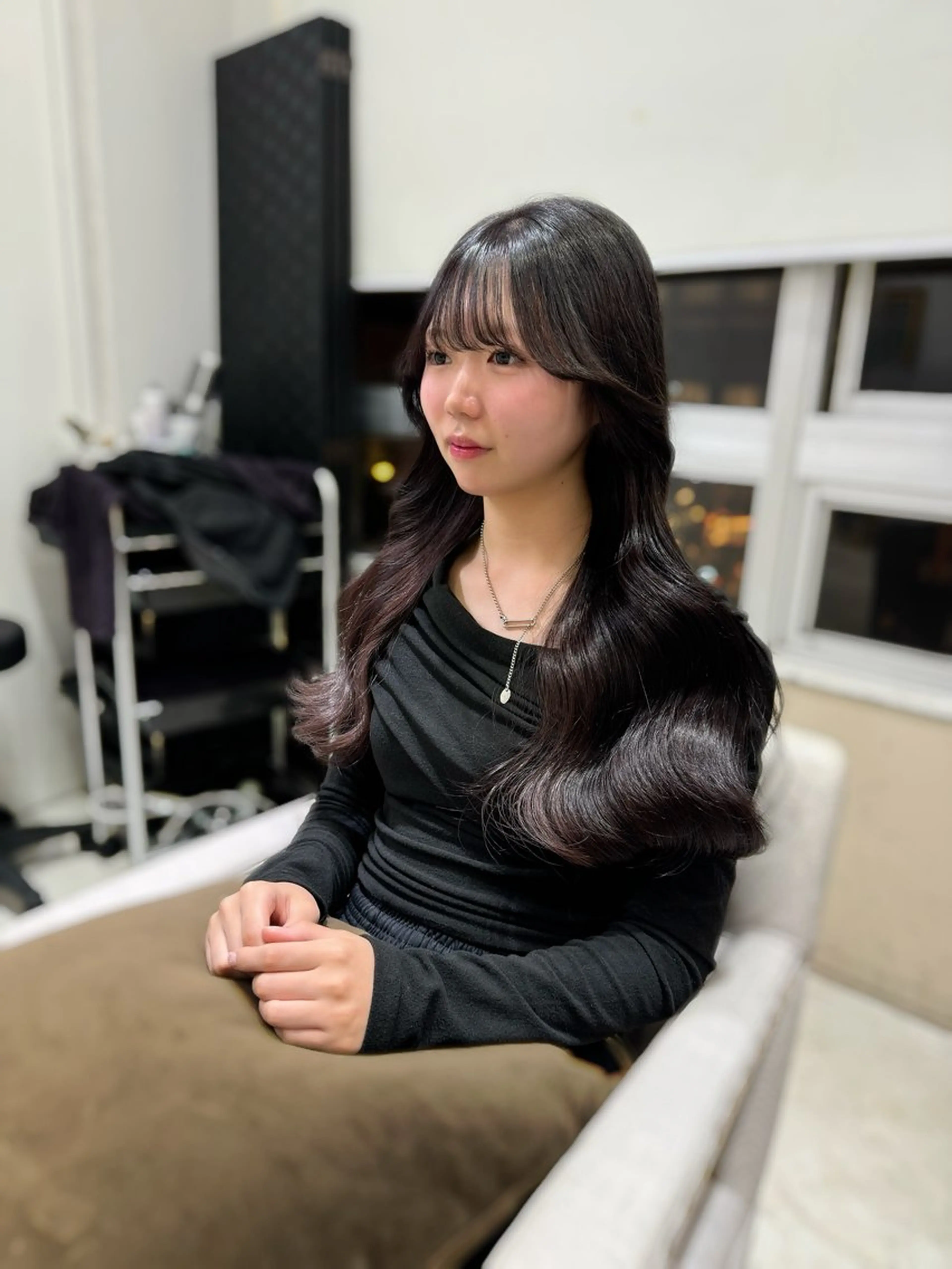 ロング 髪質改善韓国レイヤー SHIORI🦋のヘアスタイル