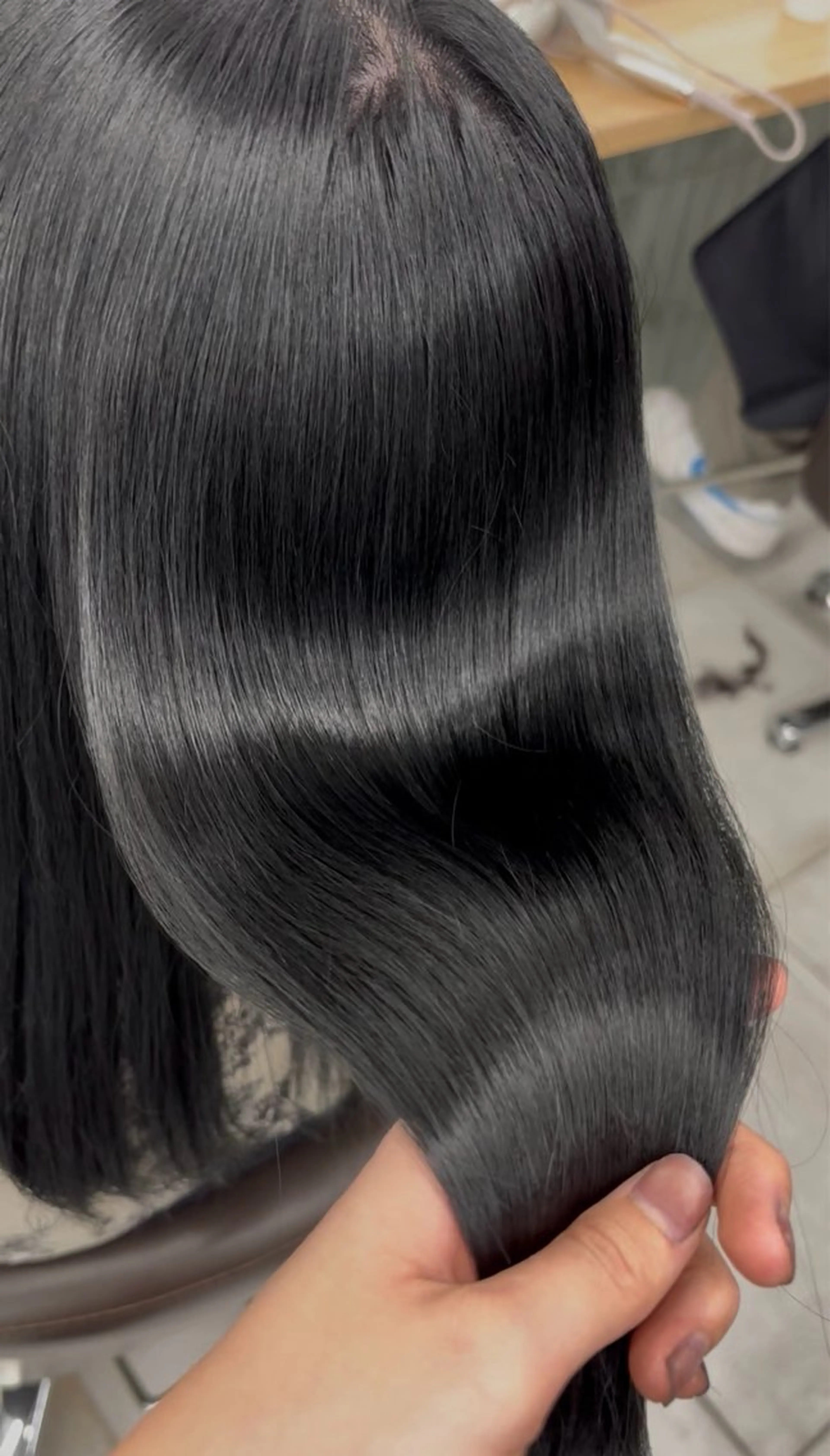 セミロング カラー ️ブリーチなし透明感 /アレンジ🎀こゆきのヘアスタイル