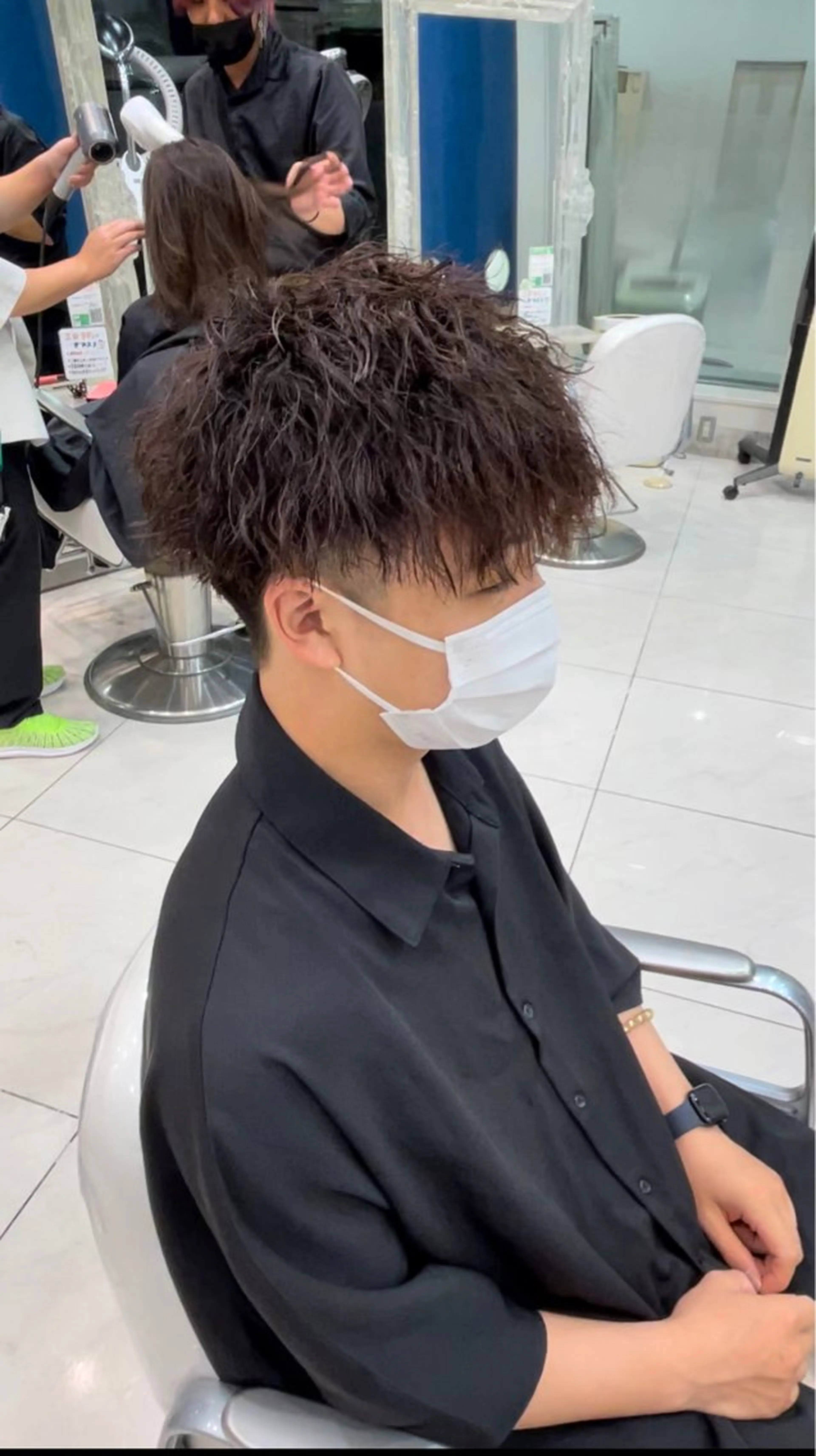 パーマ メンズ メンズスタイリスト 真栄平有希のヘアスタイル