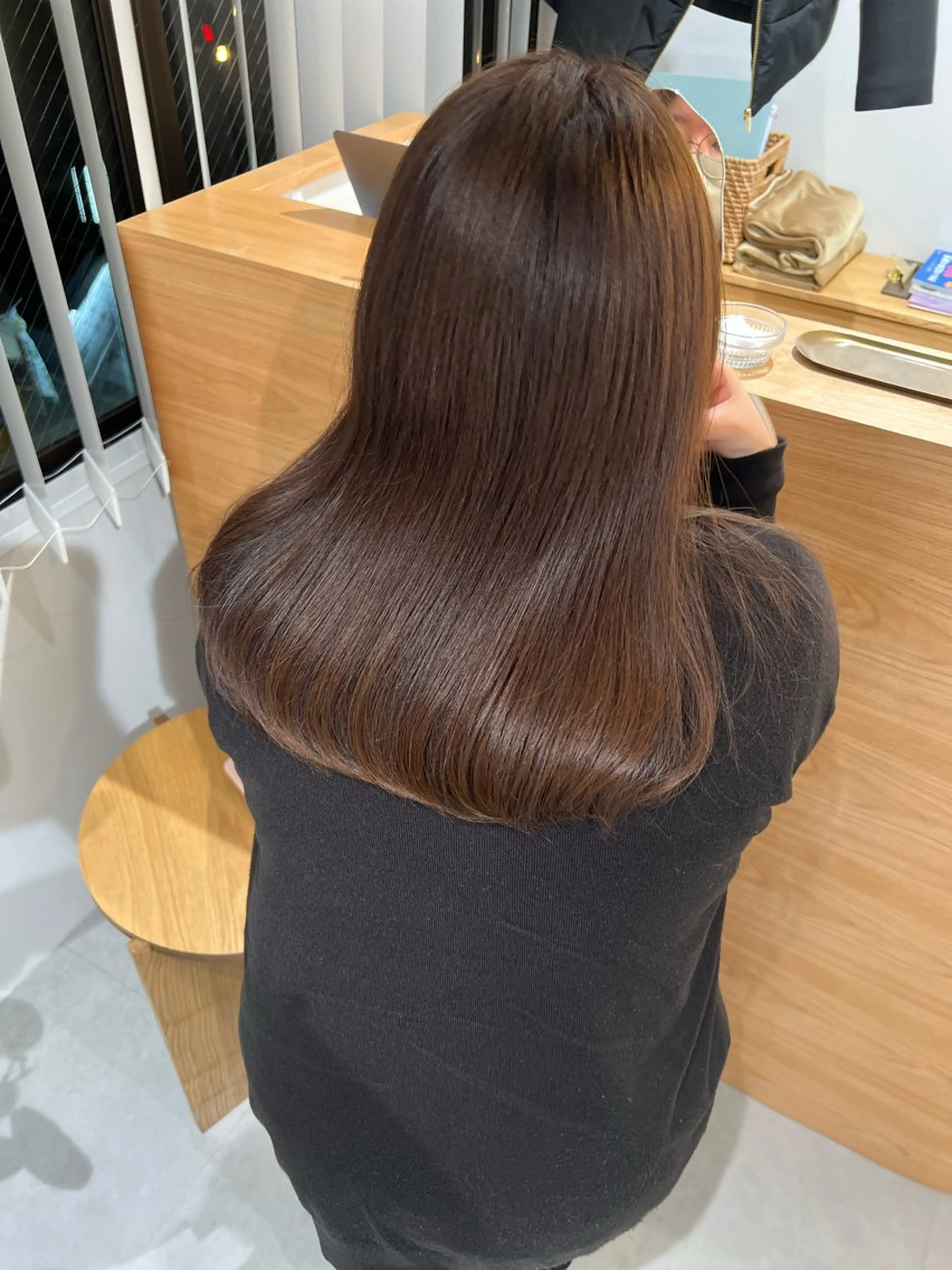 ミディアム カラー 髪質改善 MOE/自分史上最高 カワイイ髪に💗✨のヘアスタイル