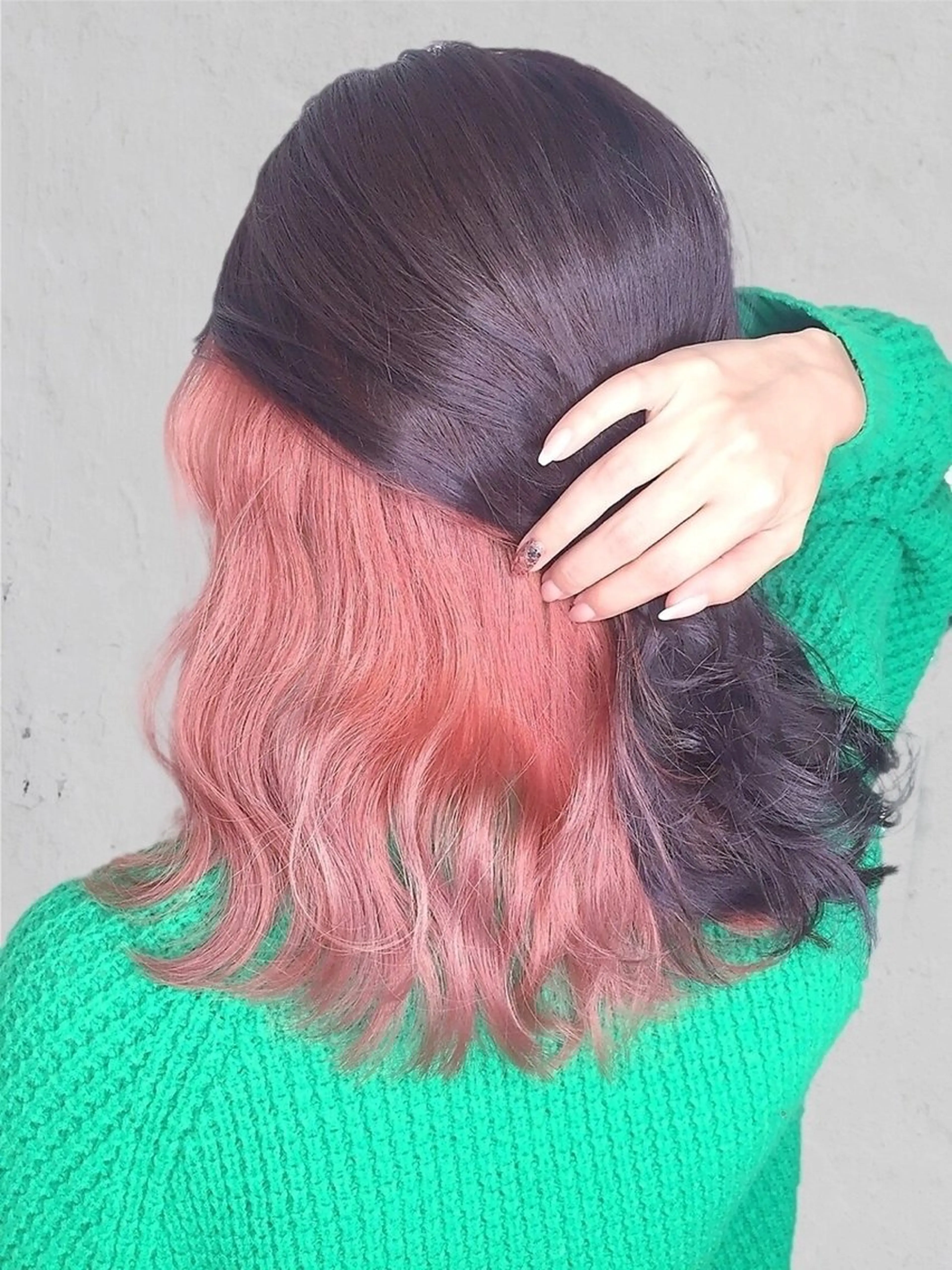 セミロング ヘアカラー トリートメント 韓国風レイヤーカット 💕髪質改善💫拓海のヘアスタイル