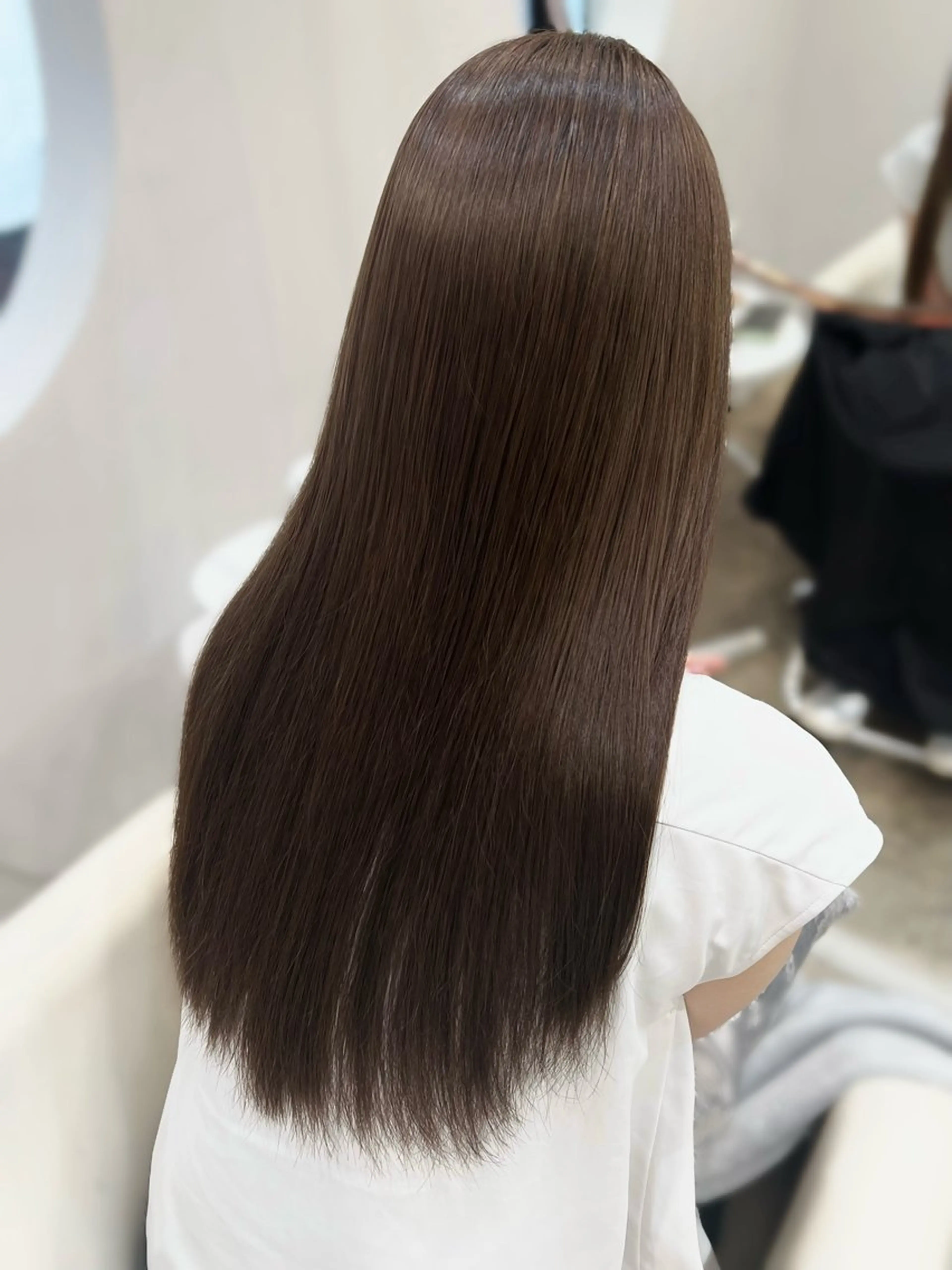 🧡今月限定メニュー(お得すぎる)🧡透明感ケアカラー＋髪質改善TRライトコース 艶髪になりたい方はこちらのメニューの写真