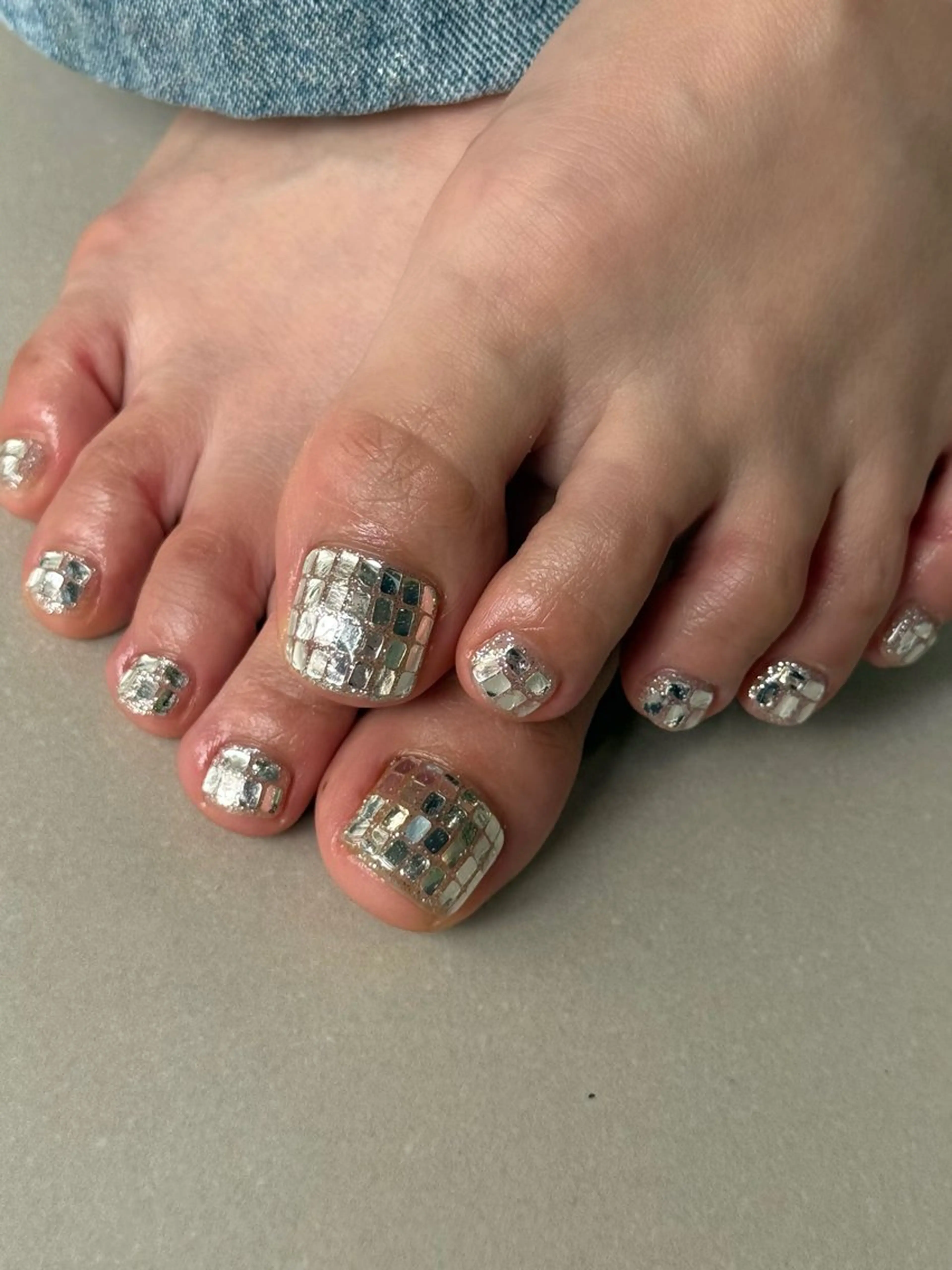 ネイル フットネイル ミラーネイル ハンドネイル MISATO ネイリスト福岡/薬院のネイルデザイン