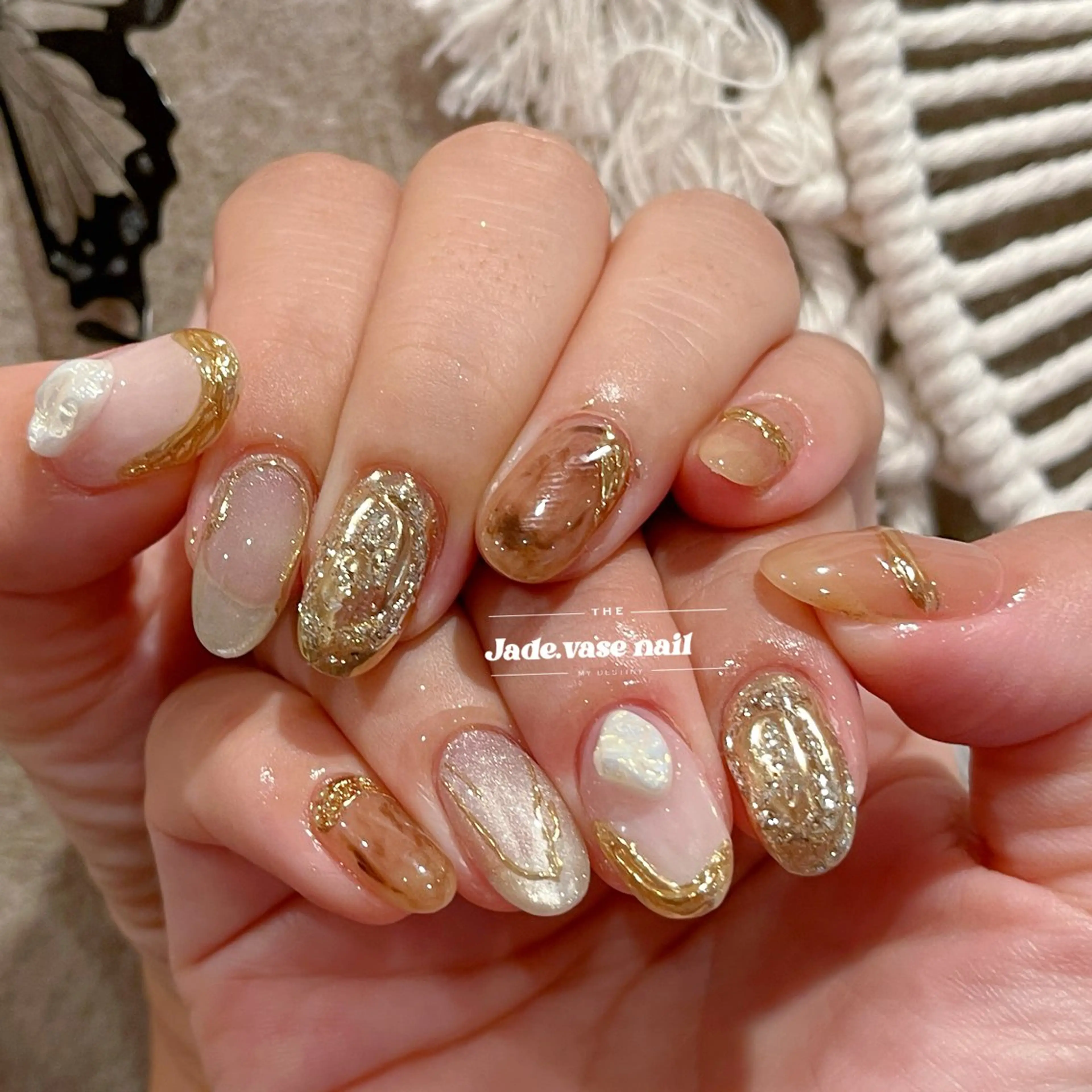 ネイル ハンドネイル ハンドケア ✰Jade.vase 银座のネイルデザイン