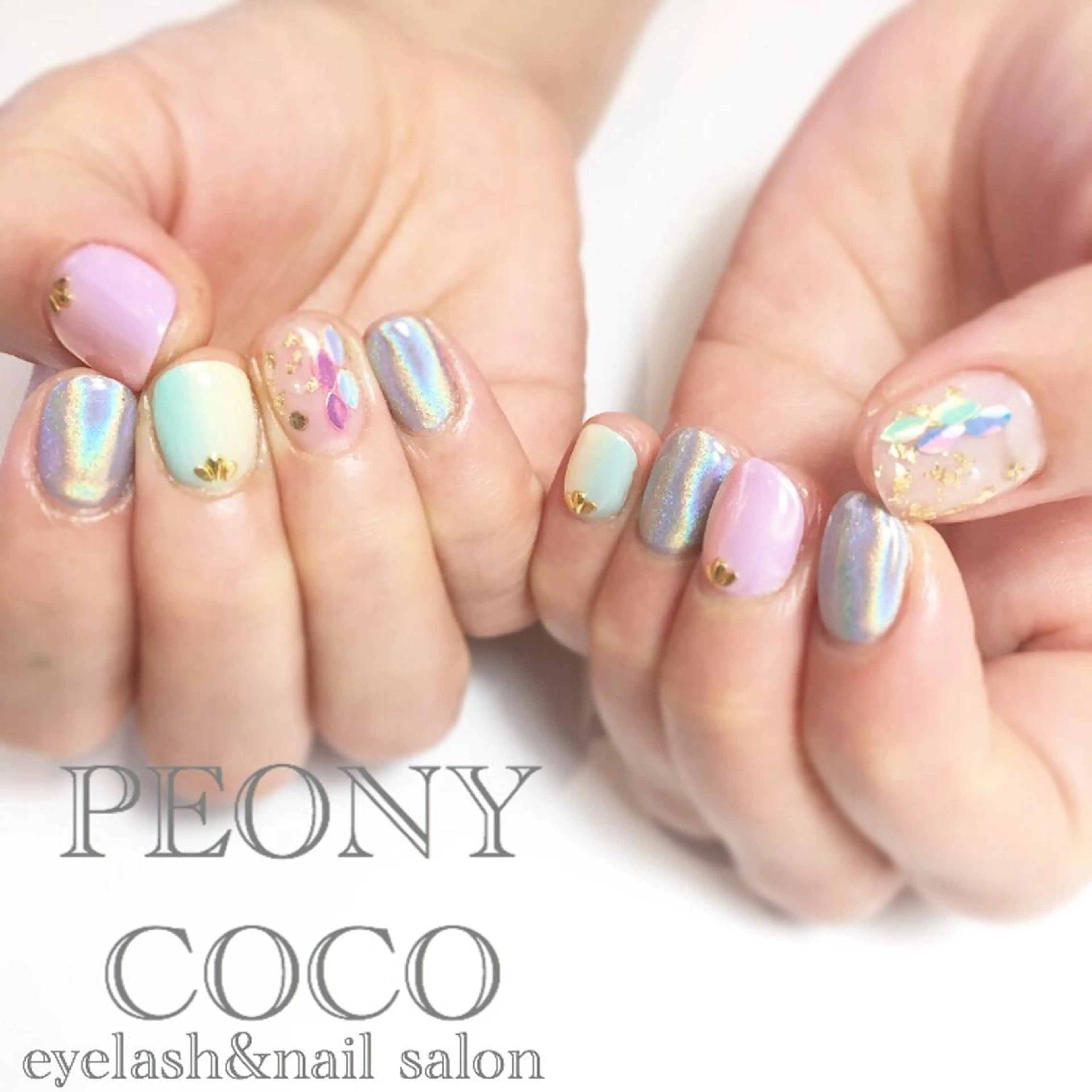 ショート ネイル マツエク・マツパ Beauty salon STELLA所属・STELLA 大西南帆のマツエク・マツパデザイン