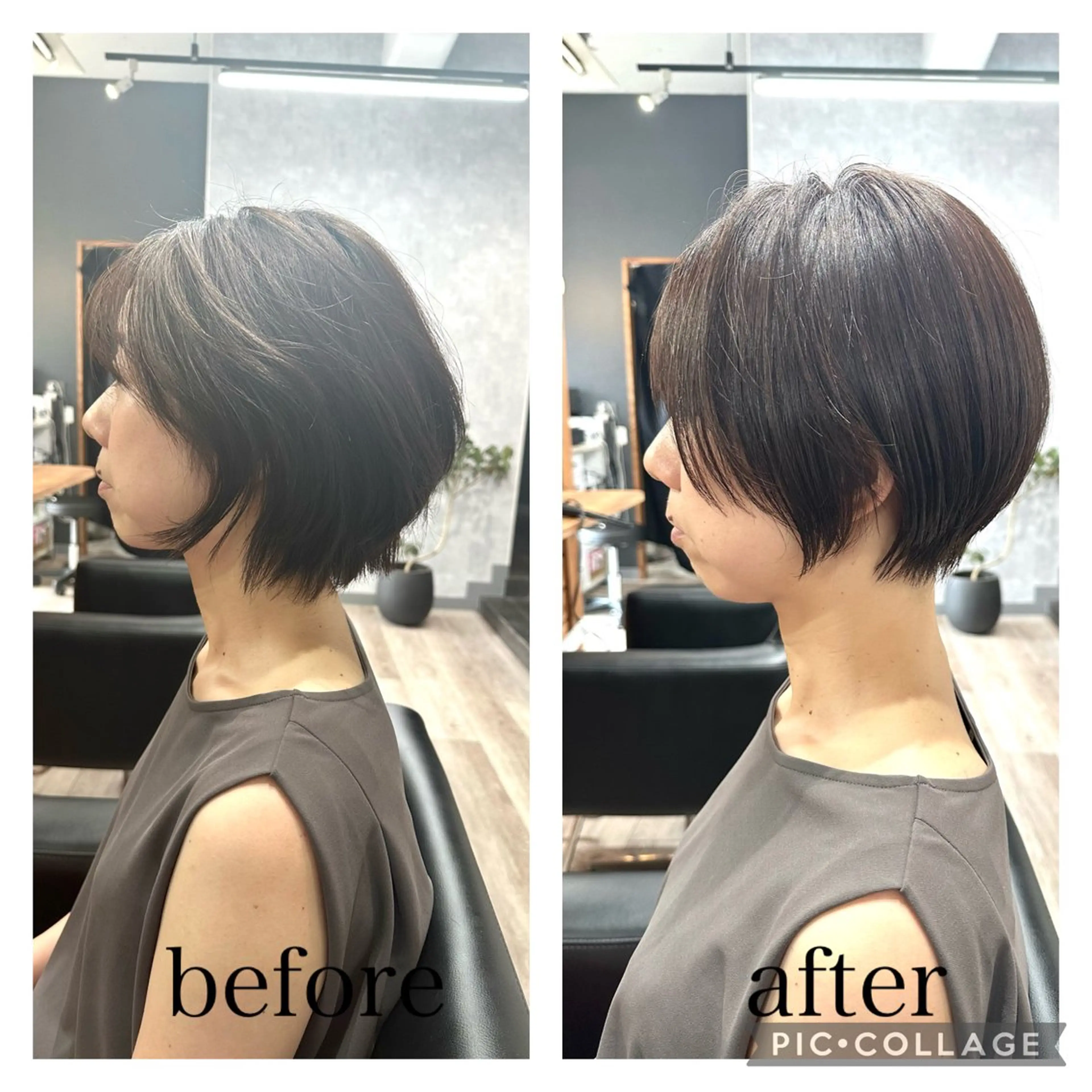 ショート カラー アンソニー ショウゴのヘアスタイル