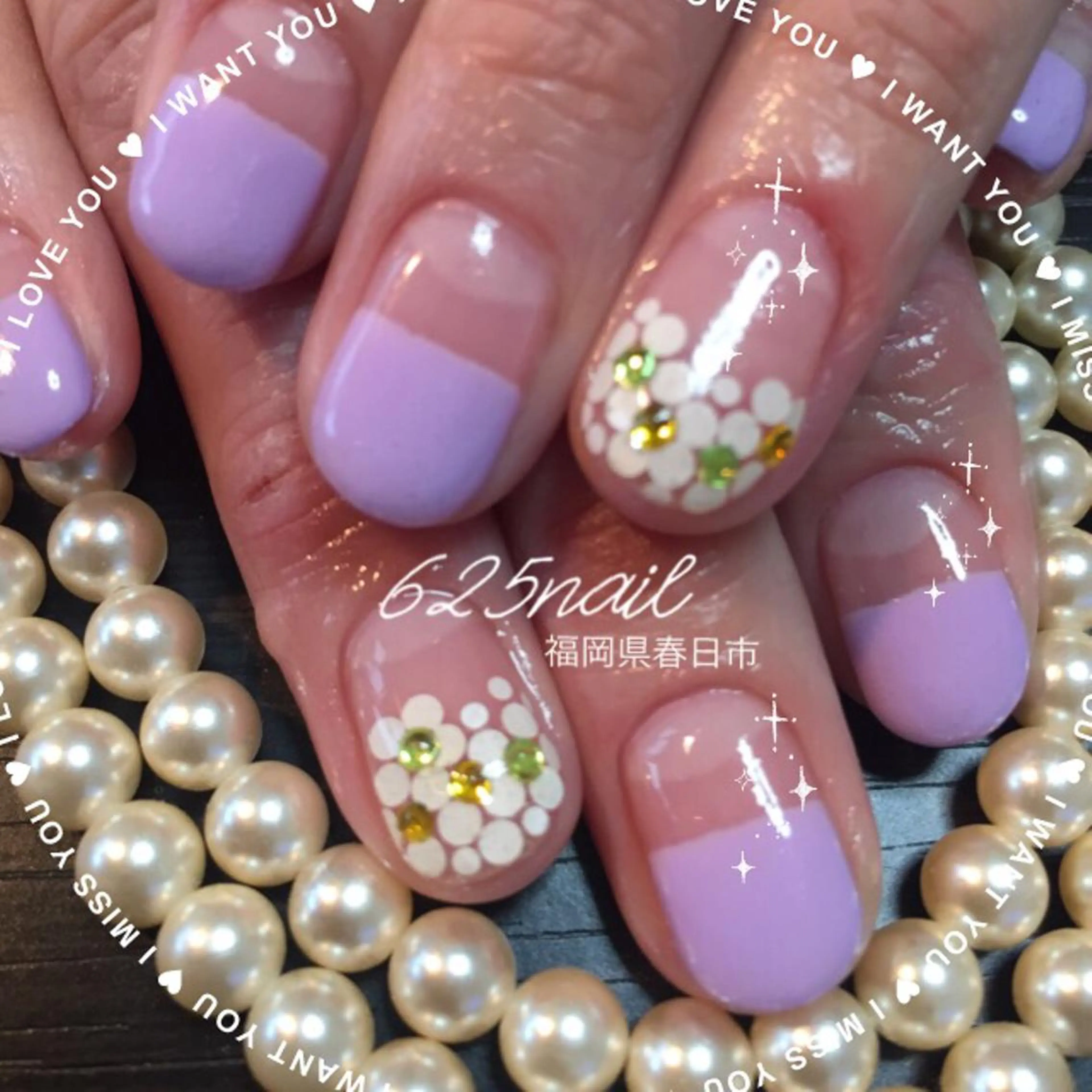 ネイル 625nail 無料P有/春日白水のネイルデザイン