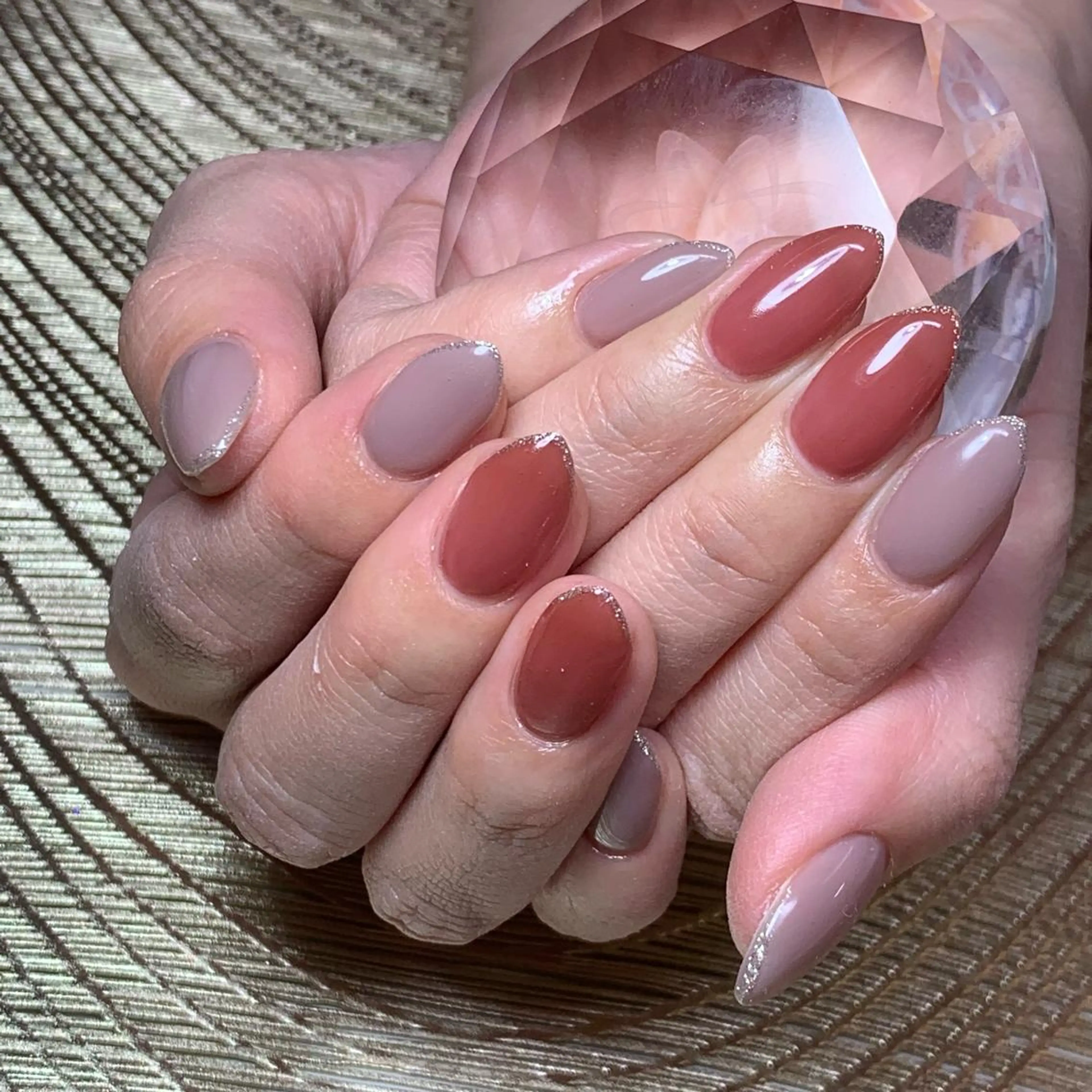 ネイル ハンドネイル καρδιά -ｶﾙﾃﾞｨｱ-のネイルデザイン