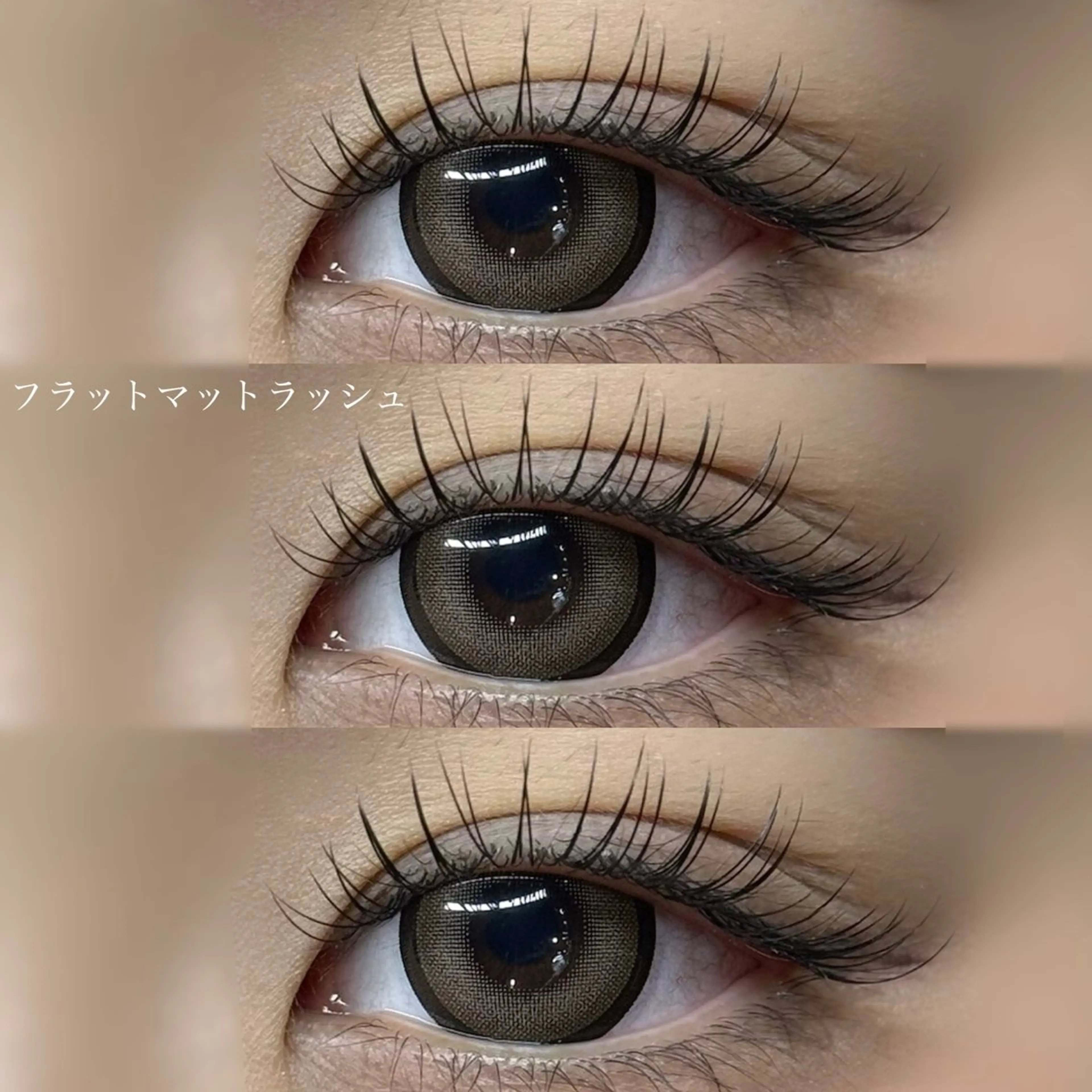 ♢﻿ナチュラルまつげ♢﻿フラットマットラッシュ120本の写真