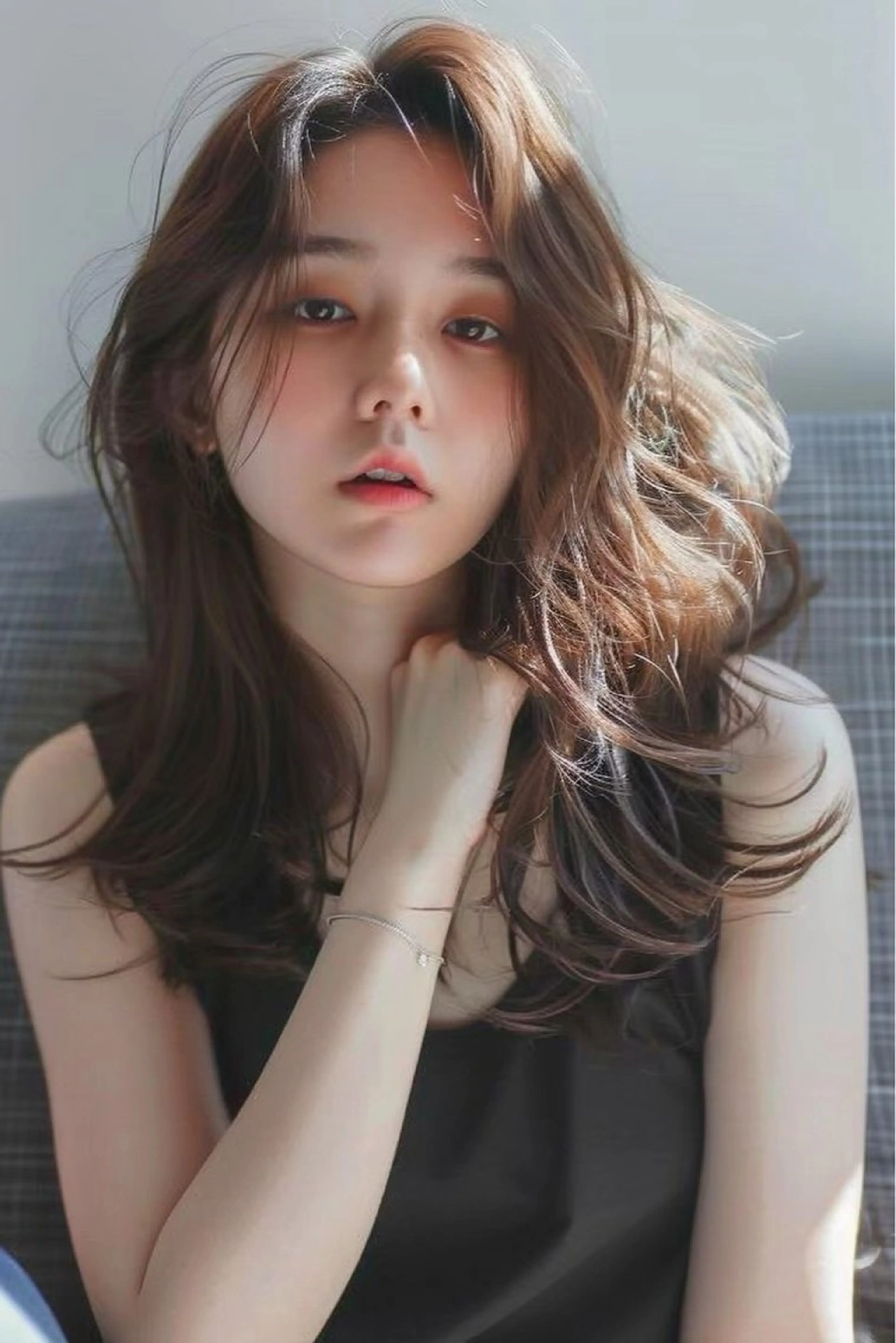 セミロング カラー カット ヘアカラー トリートメント 圧倒的似合わせ ケアカラーYUTOのヘアスタイル