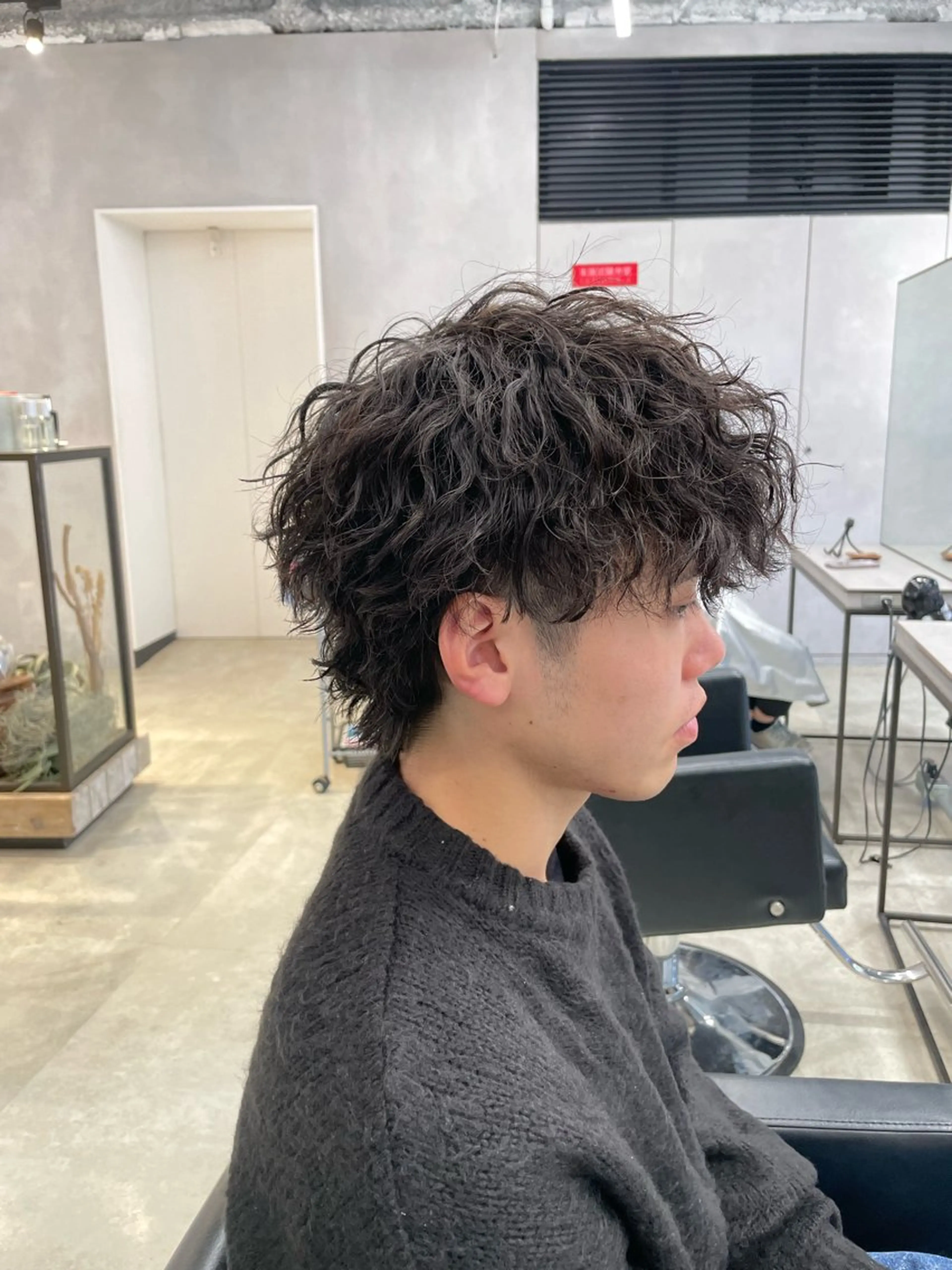 ショート パーマ メンズ カット パーマ メンズ特化🔥 金子直斗のヘアスタイル