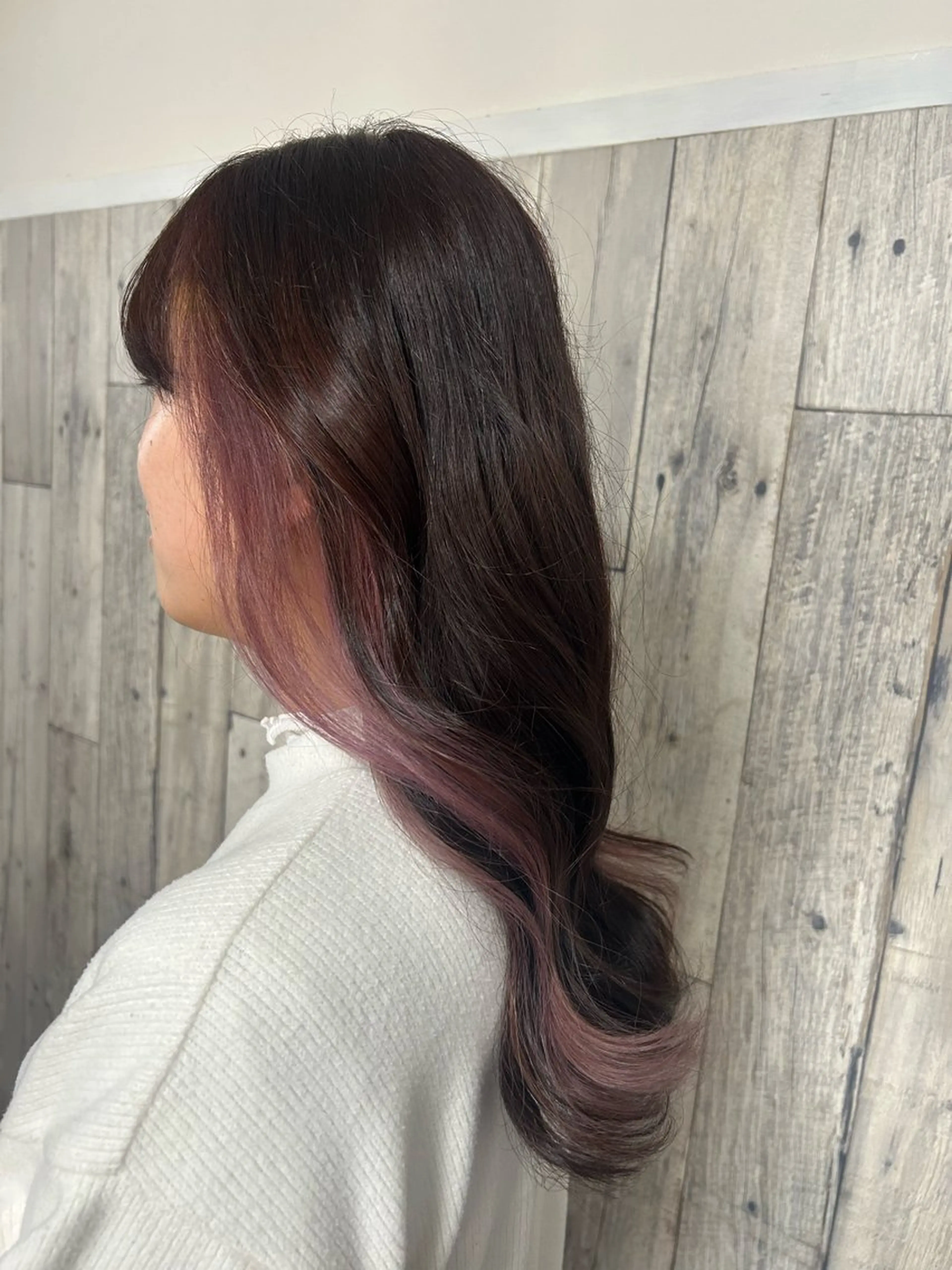 ロング カラー イヤリングカラー ヘアカラー 🌈アイスアウト🌈 Mahoのヘアスタイル