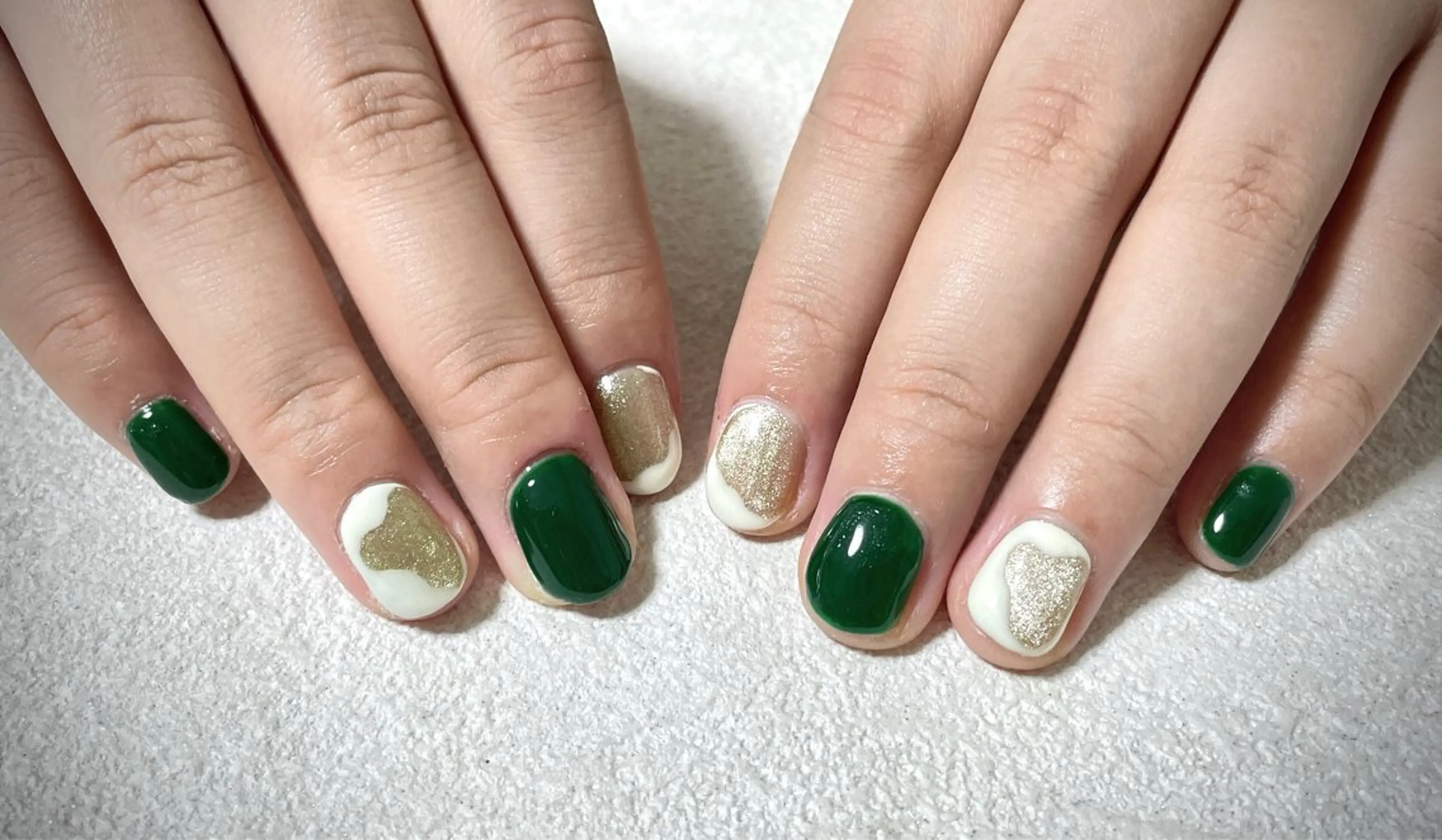 ネイル オーロラネイル フットネイル フレンチネイル ジェルネイル 韓国ネイル Mogu nail 二子玉川のネイルデザイン