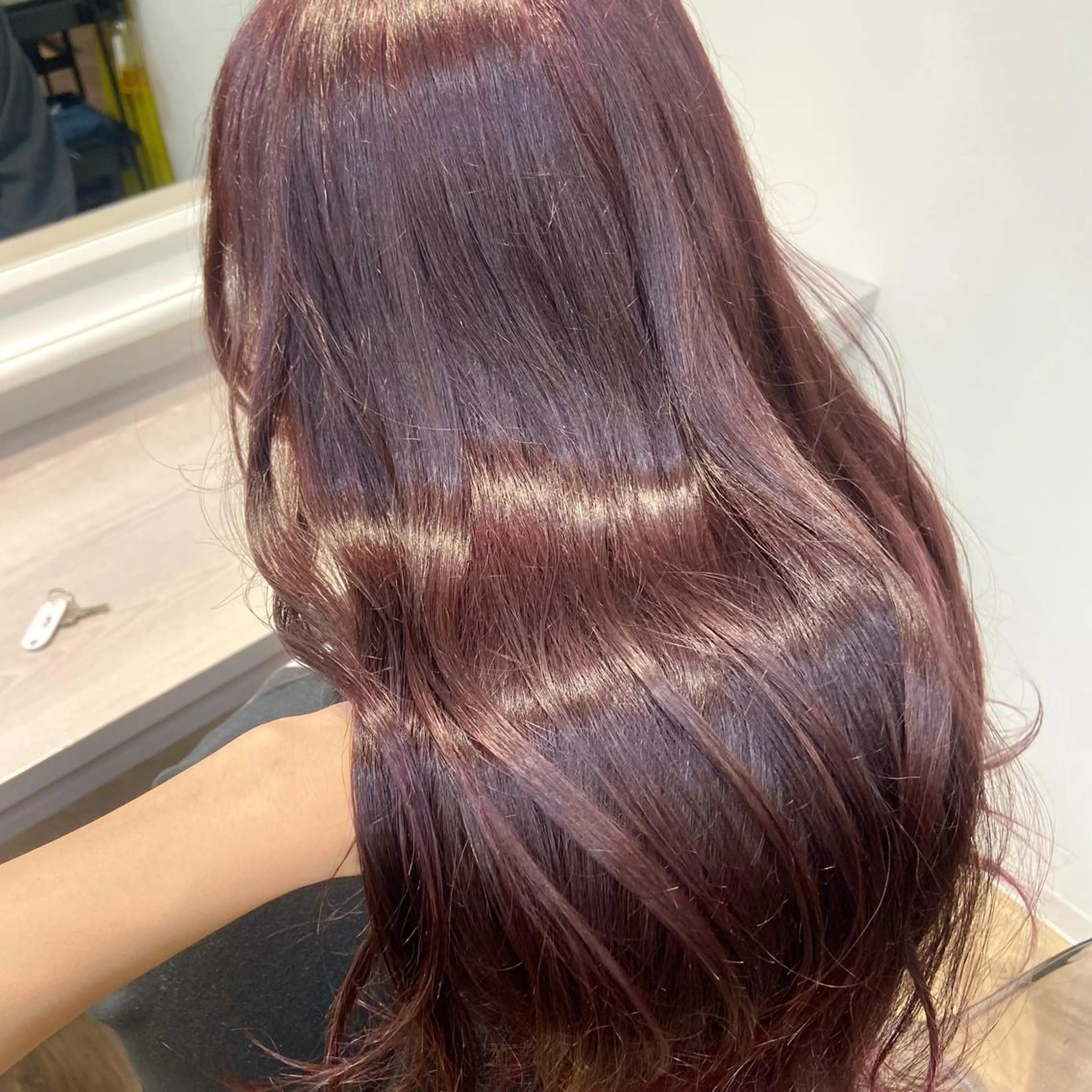 ロング カラー ベージュカラー ブリーチ ケアブリーチ 透明感カラー ダブルカラー mai 🎀 / 梅田美容室のヘアスタイル