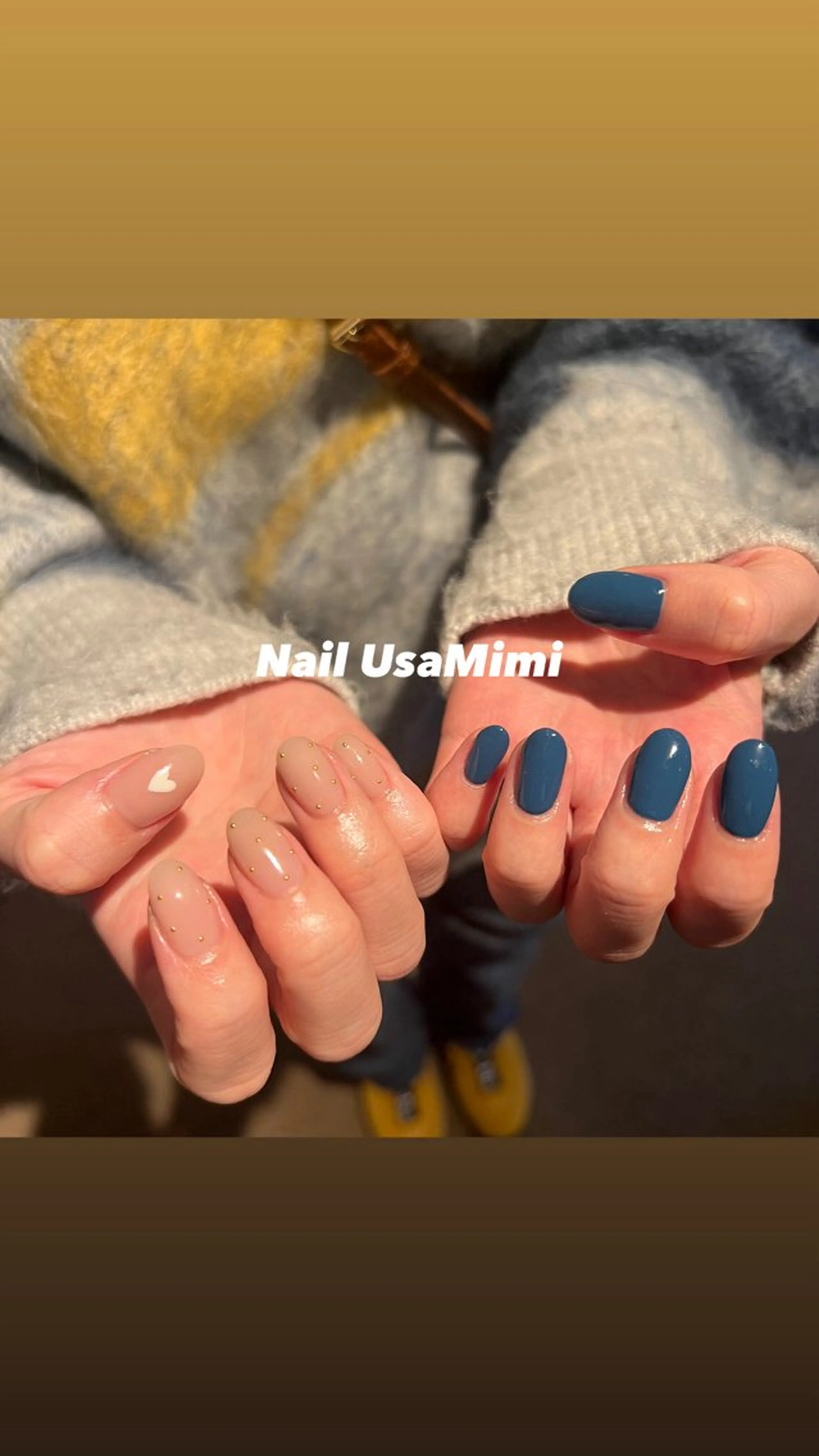 ネイル ジェルネイル マグネットネイル 持ち込み ワンカラーネイル パラジェル 本町NailUsa Mimi RIKOのネイルデザイン