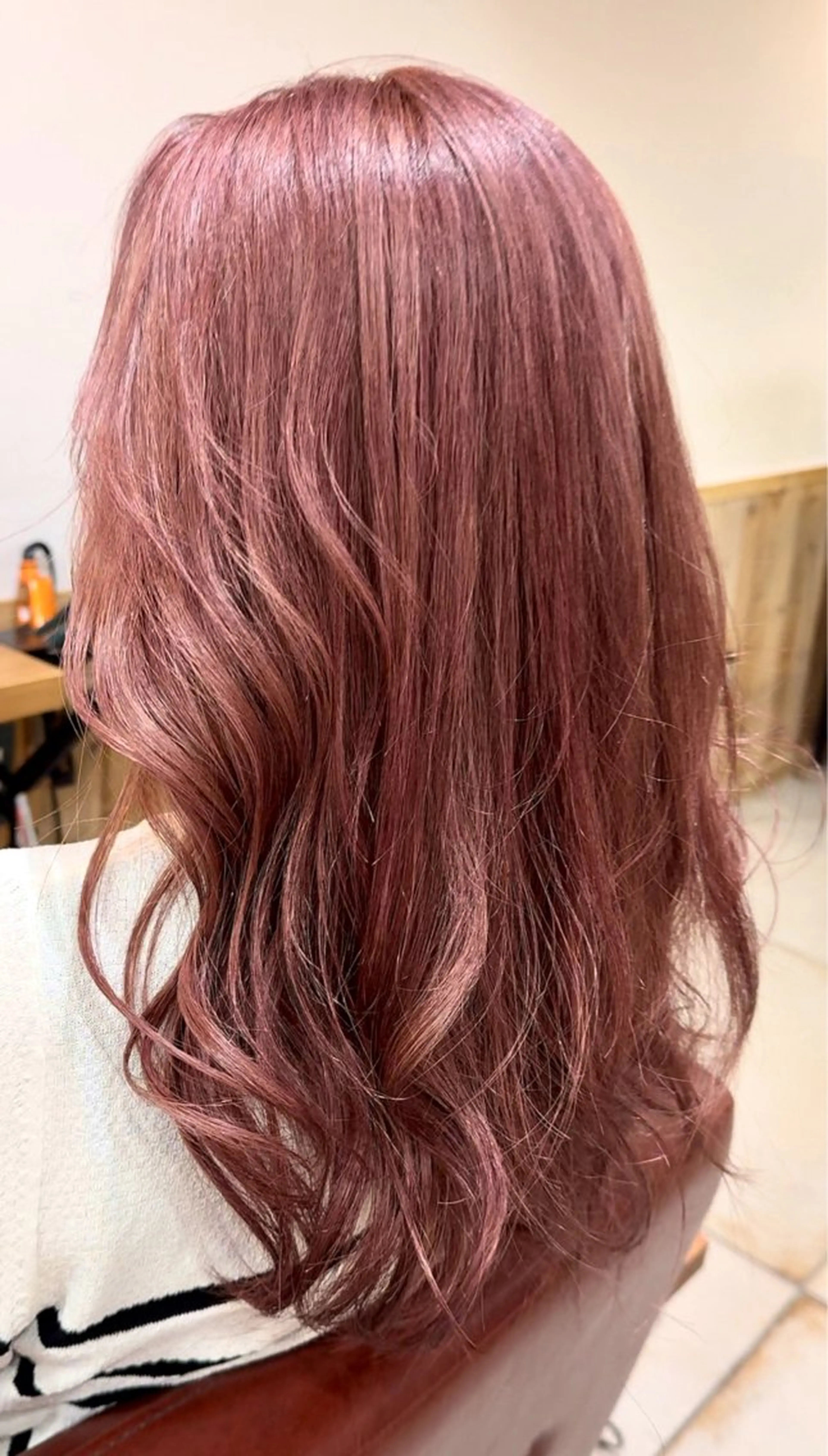 セミロング カラー ヘアカラー トリートメント ヘアセット hair design NORM所属・吉田裕太/ハイライト ダブルカラーのヘアスタイル