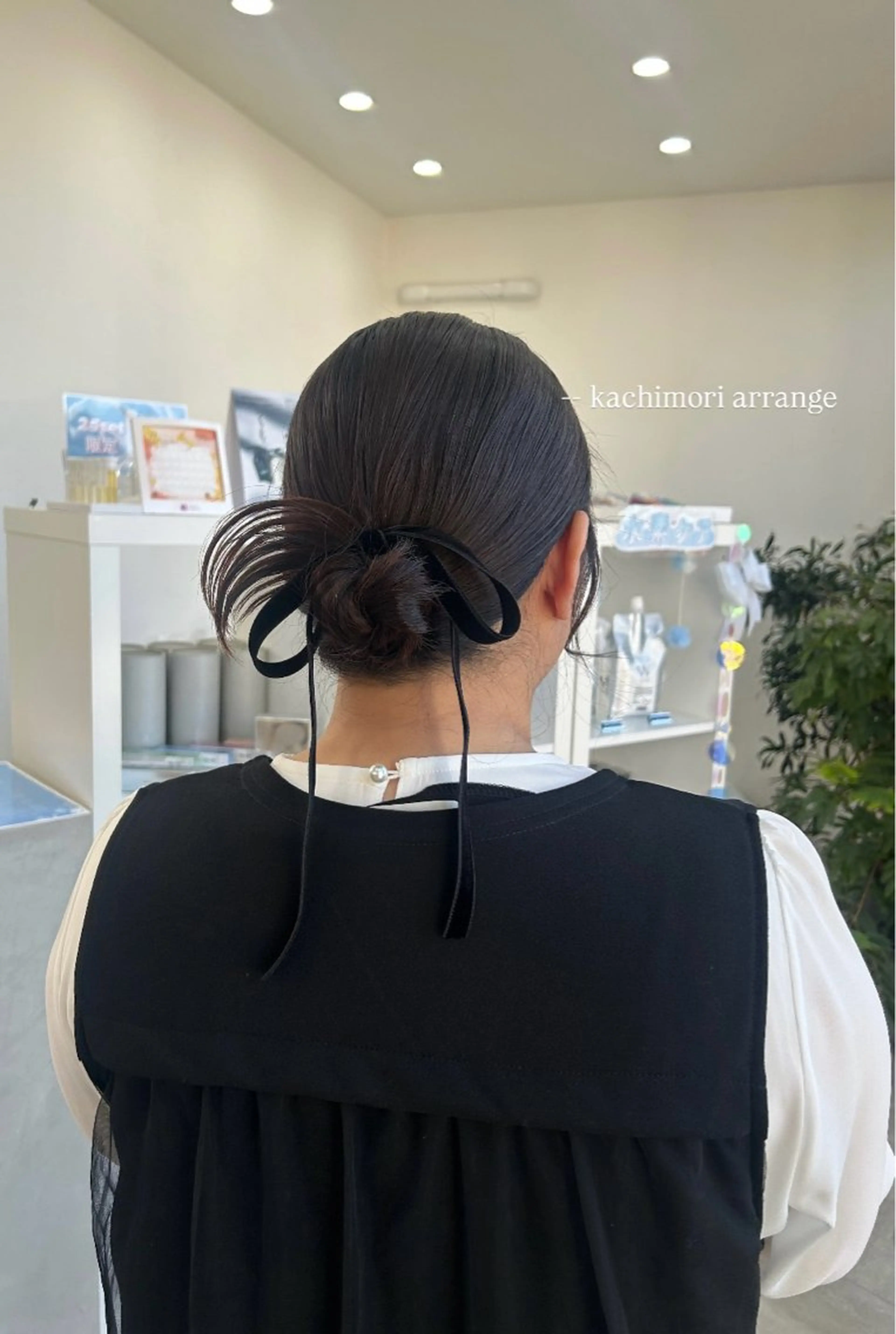 ミディアム ヘアアレンジ ヘアセット suehiro yunaのヘアスタイル